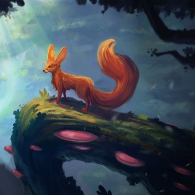 روباه و درخت