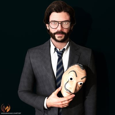 El Professor (Alvaro Morte)