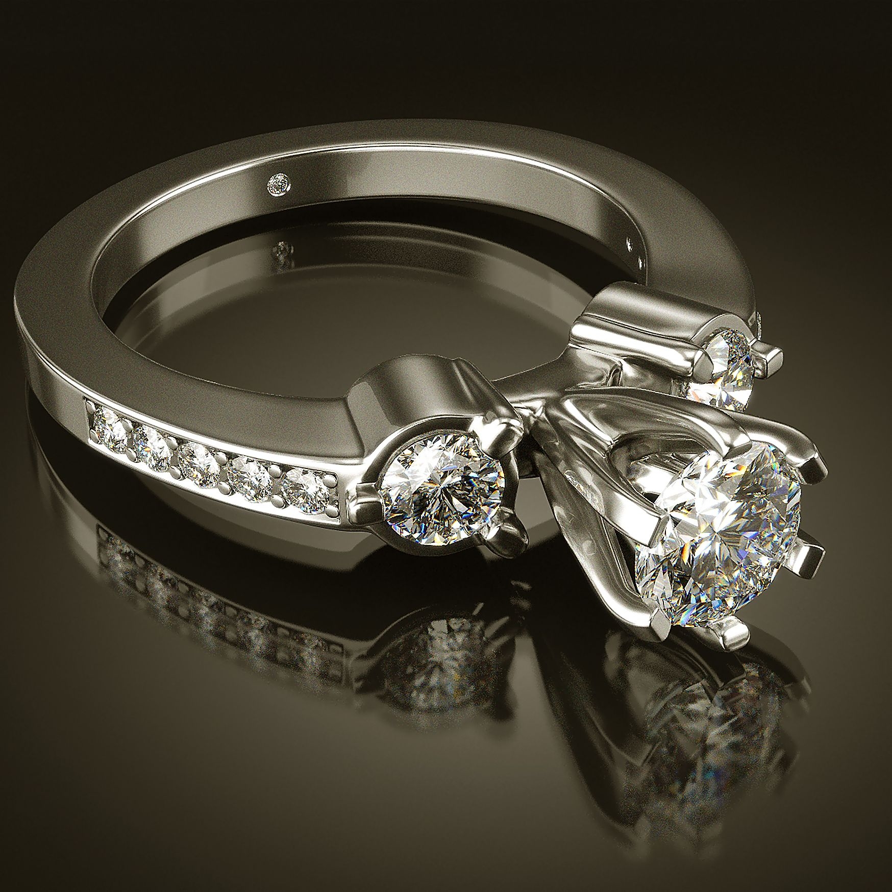 طراحی انگشتر برلیان