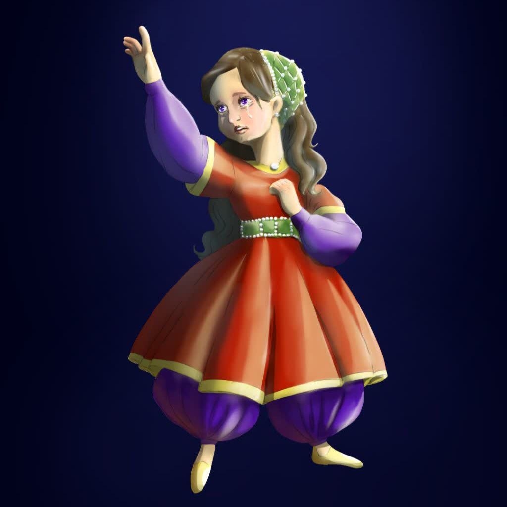 دختری که طلا شد!