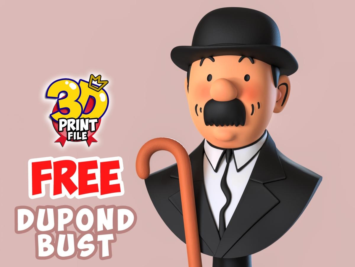 FREE Thompson Dupond 3d bust model Free size