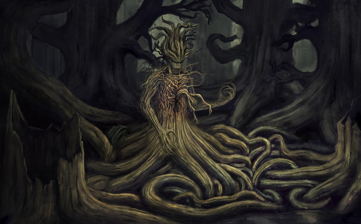 در میان درختان