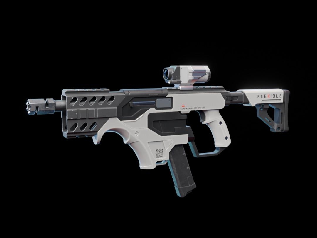 Sci-fi SMG Gun