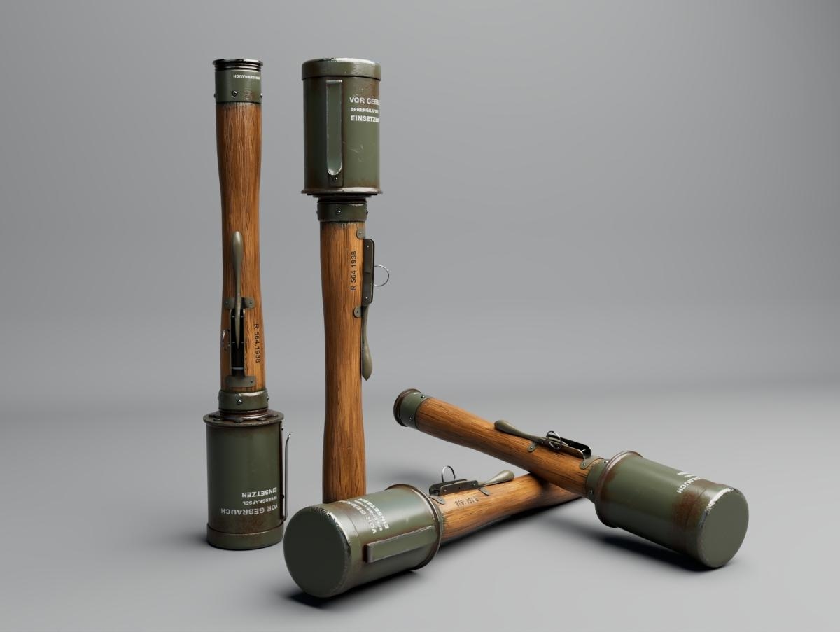 German Stick Grenade (Model 1939)