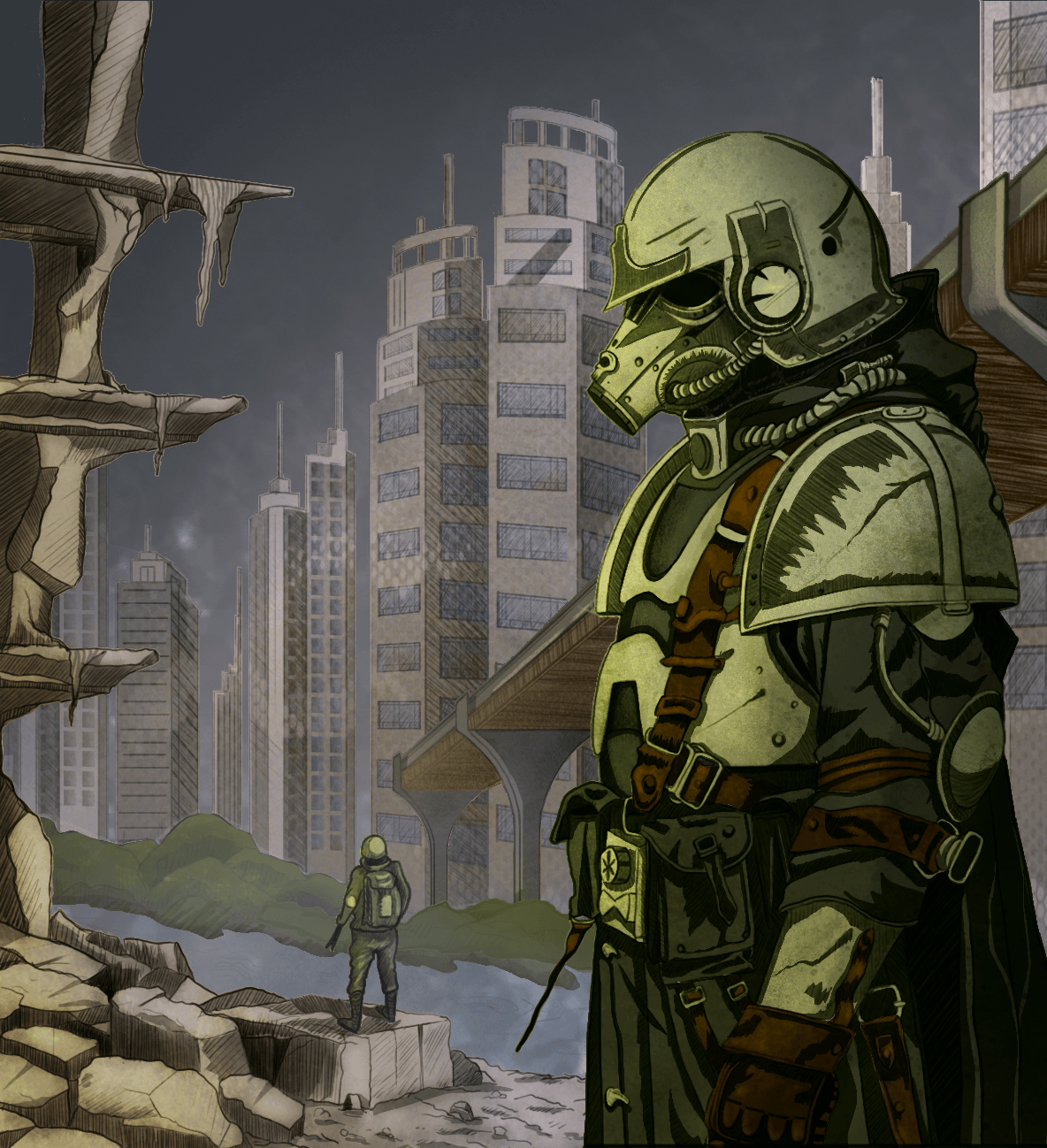 Final Render – Sci-Fi Soldier Environment