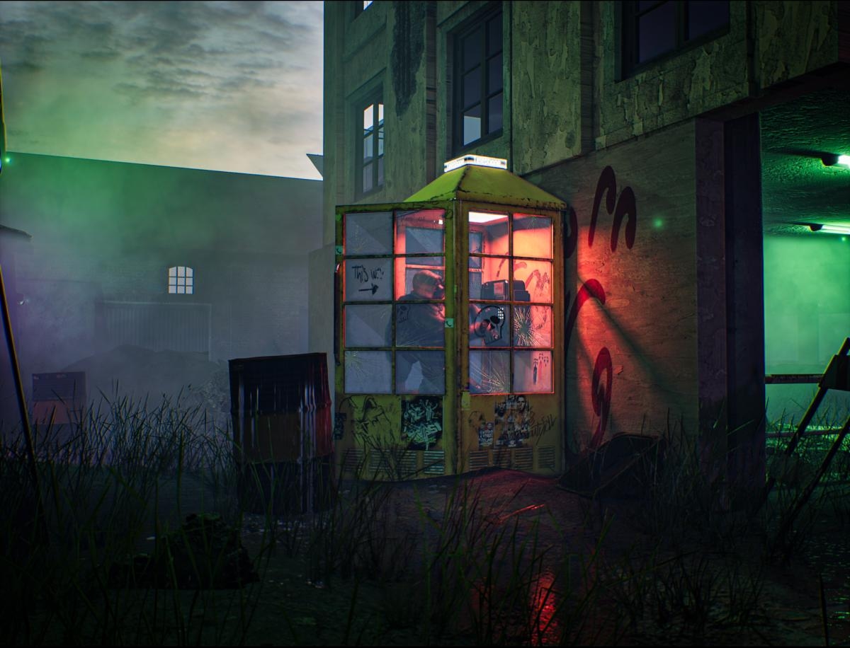 post apocalyptic phone box