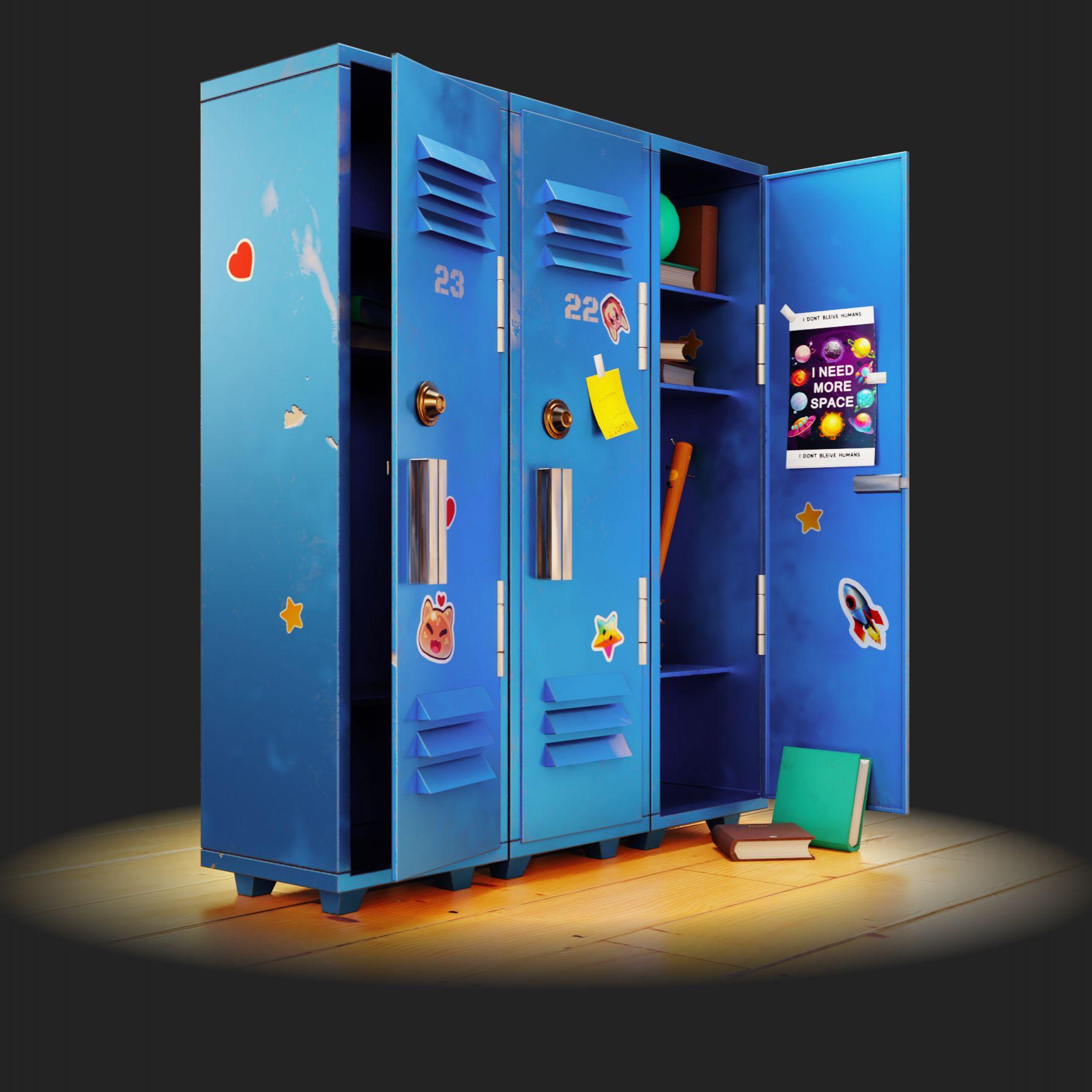 Stylized locker