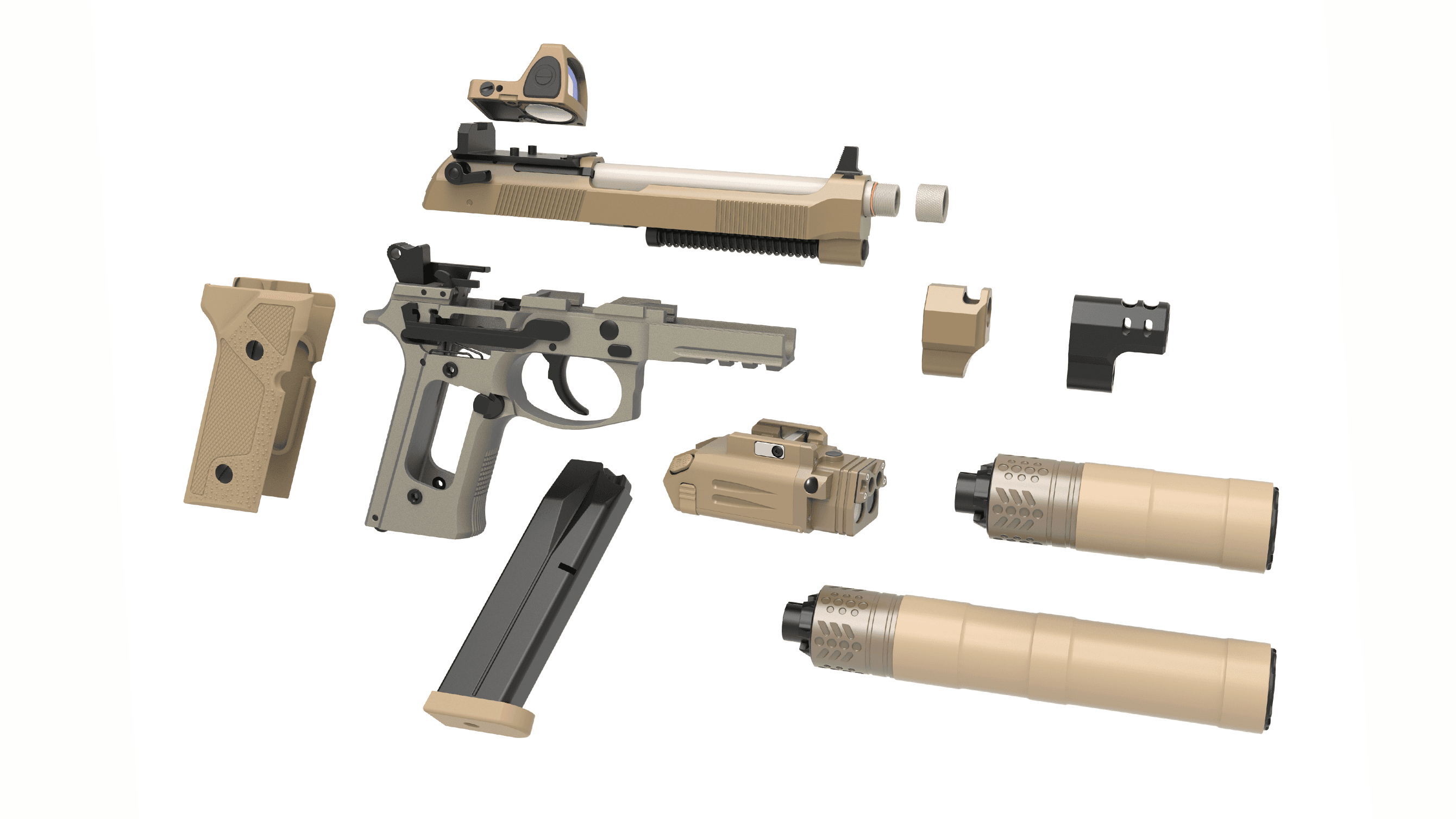 M9A3 - WIP high poly