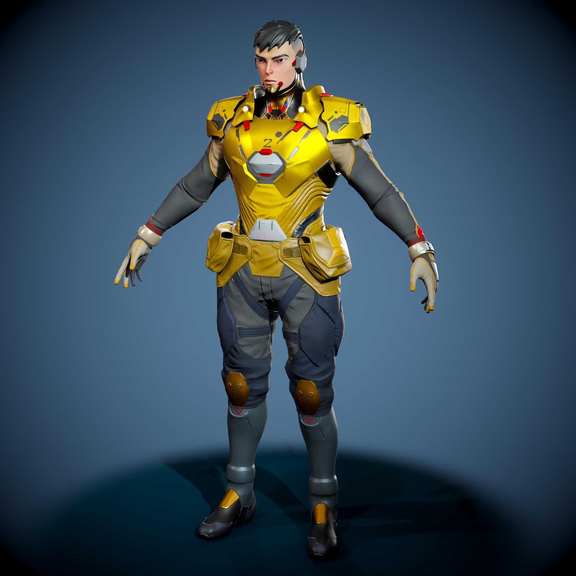 Stylized Sci Fi Character