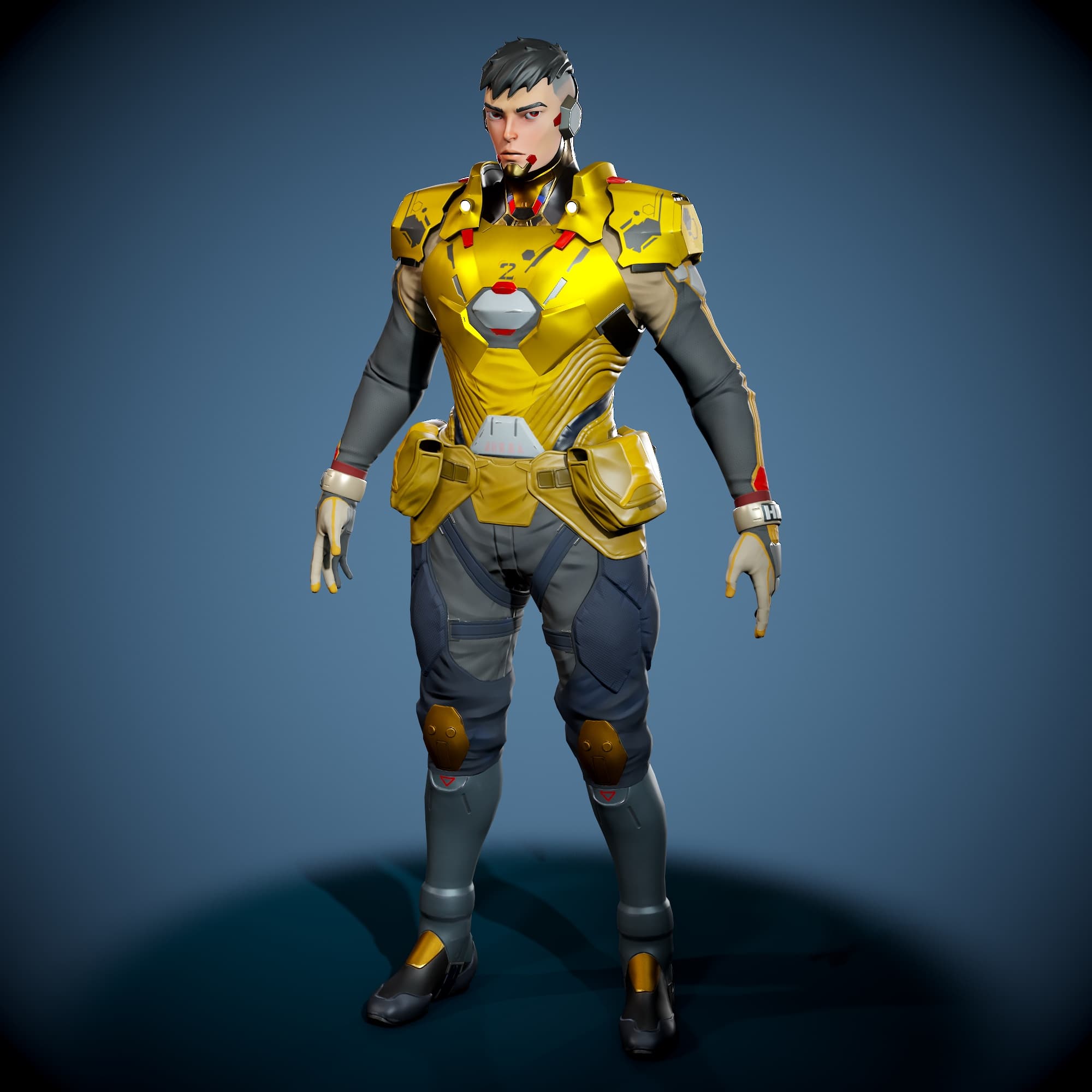 Stylized Sci Fi Character