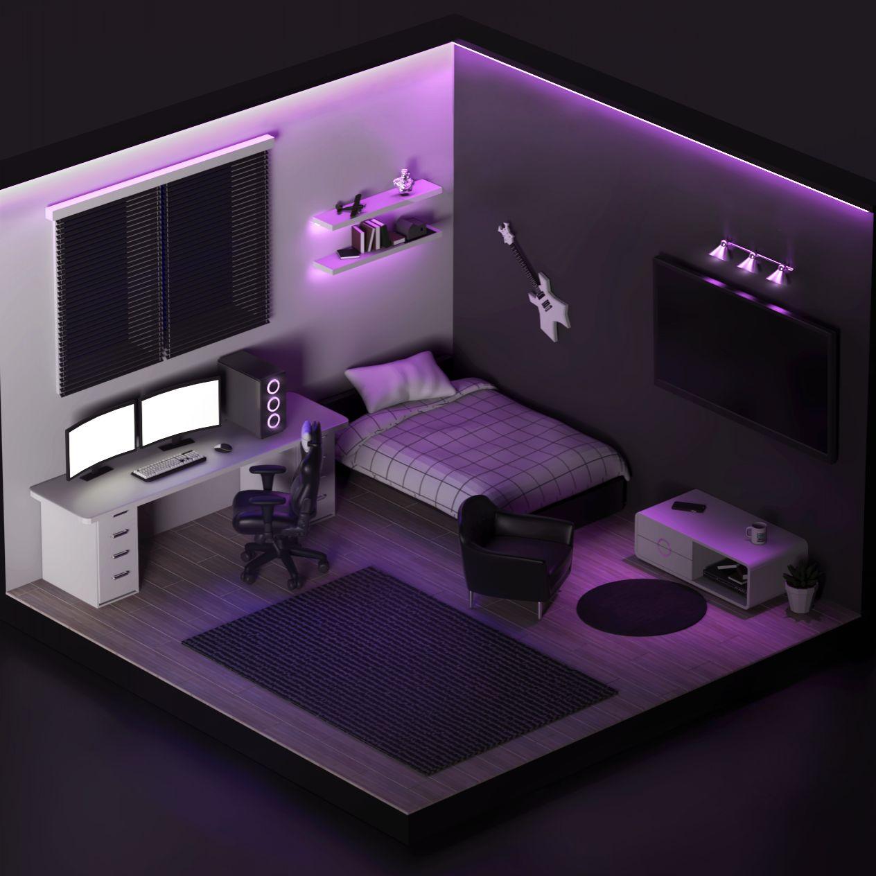 isometric room