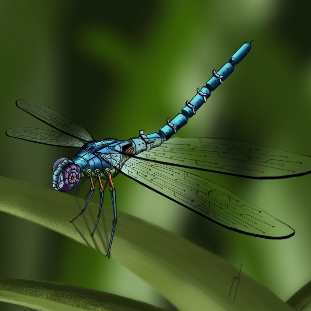 cybernetic dragonfly