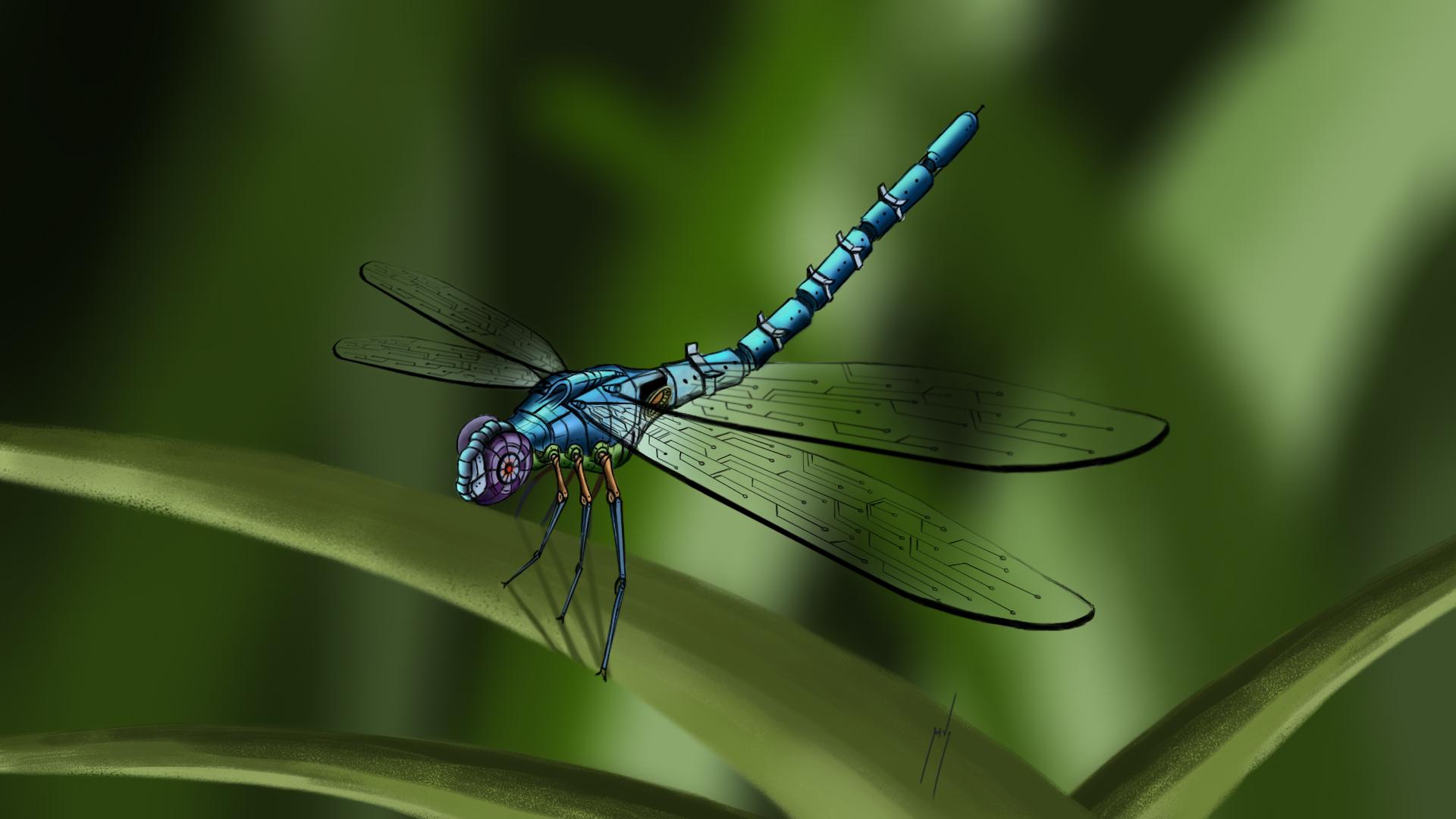 cybernetic dragonfly