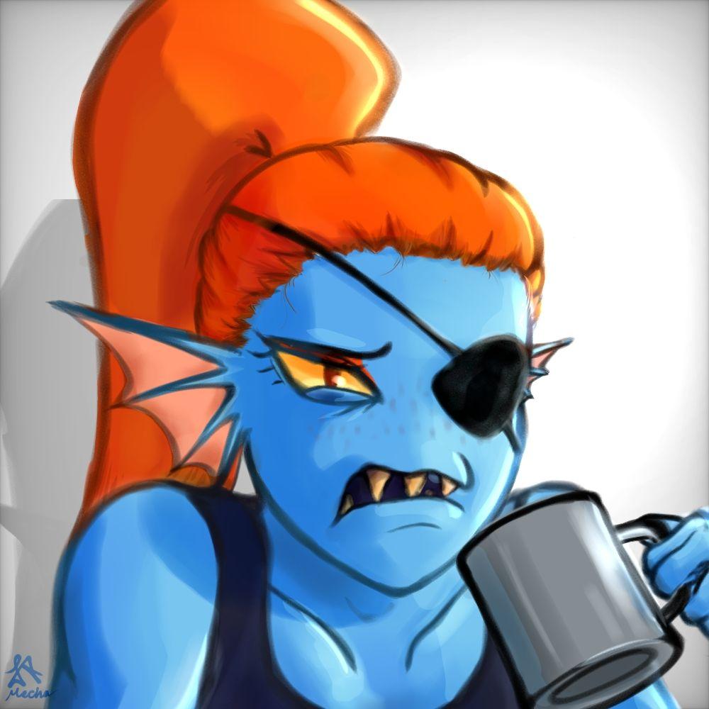 Disgusted Undyne