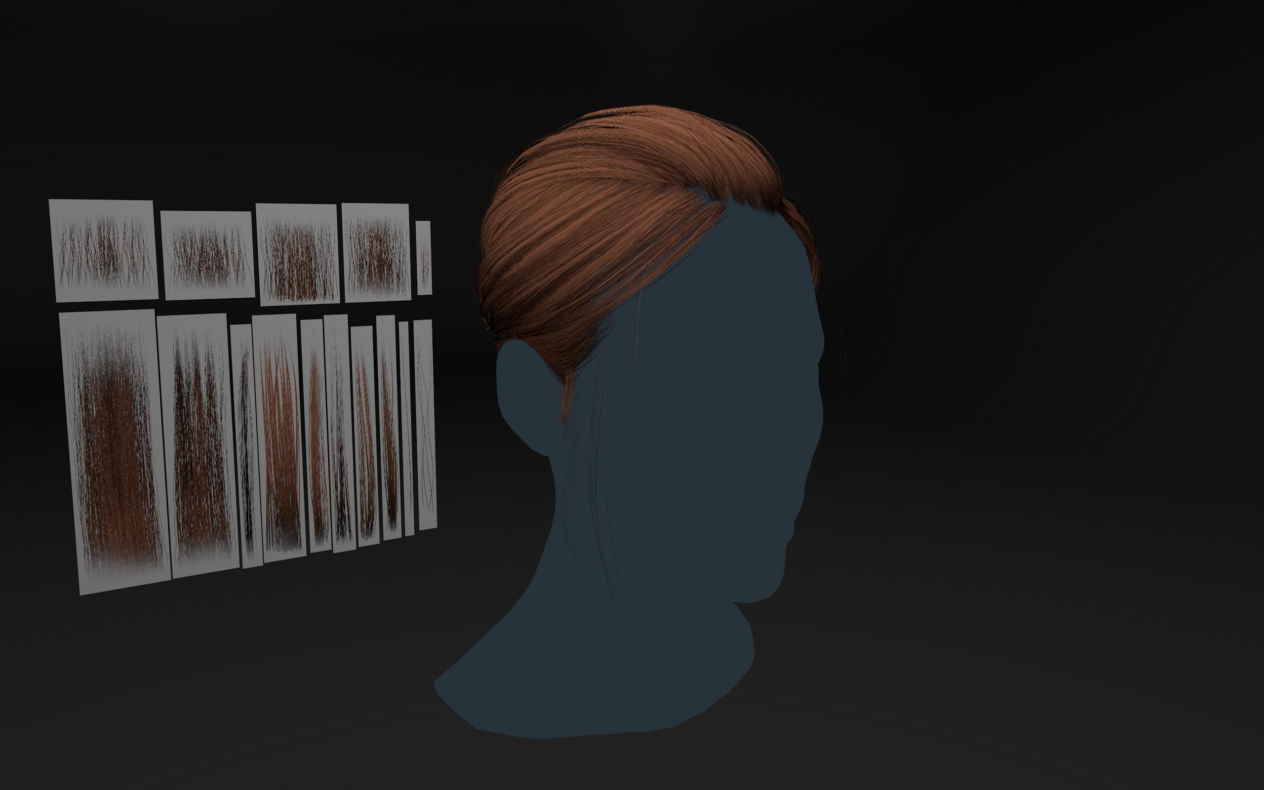 GameReady Hair Cards