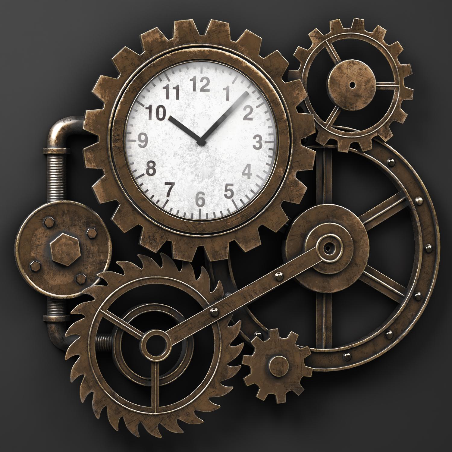 Large Cog Wall Clock