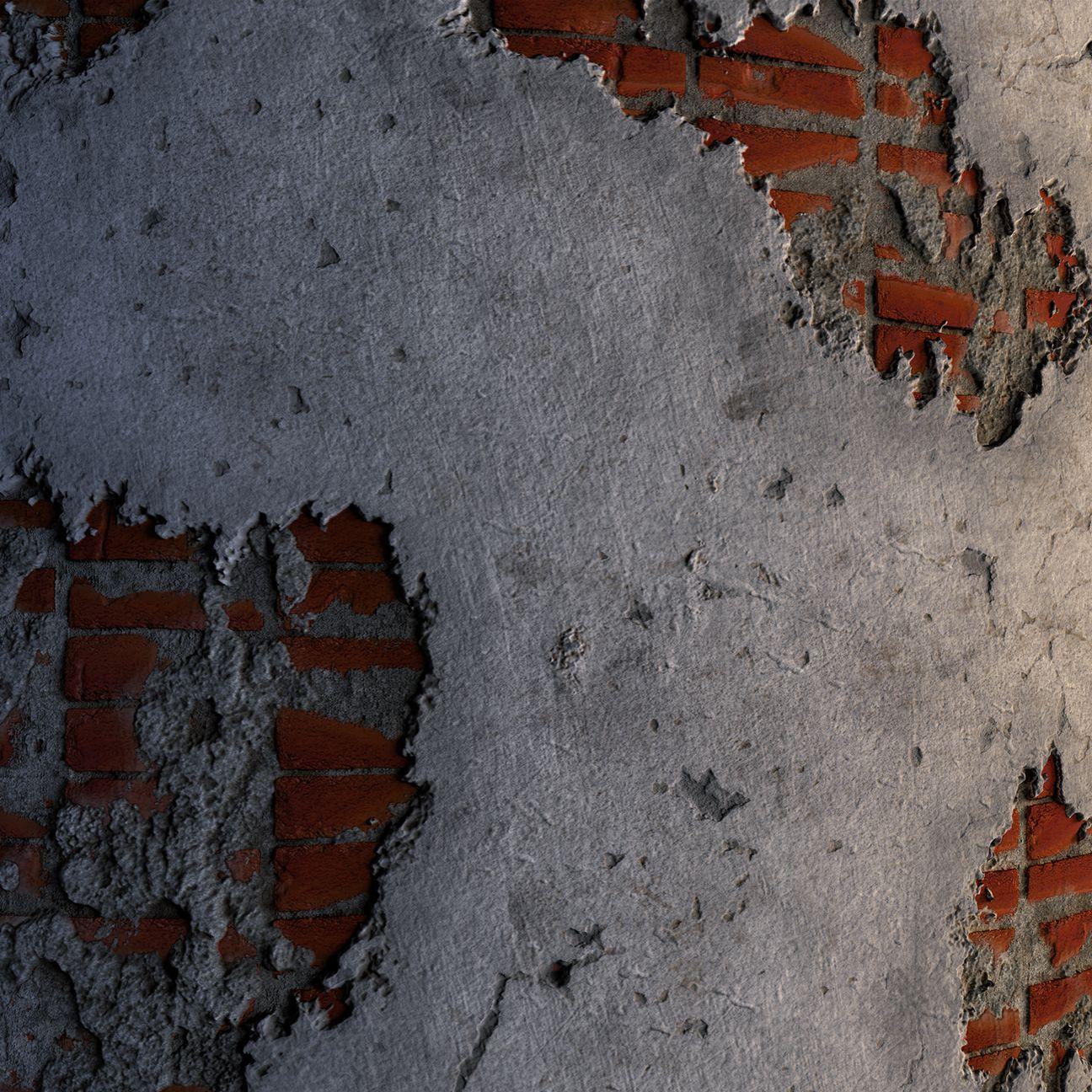 Damaged Brick Wall