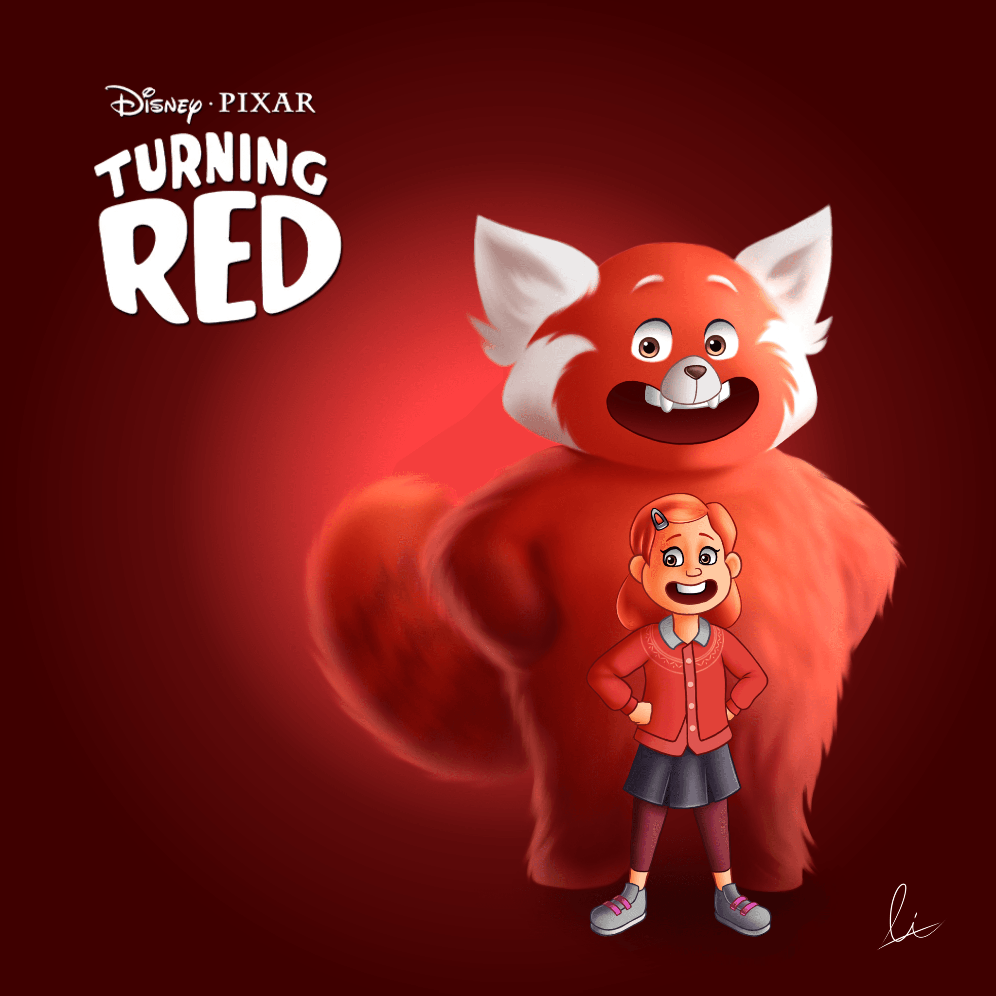 Turning red