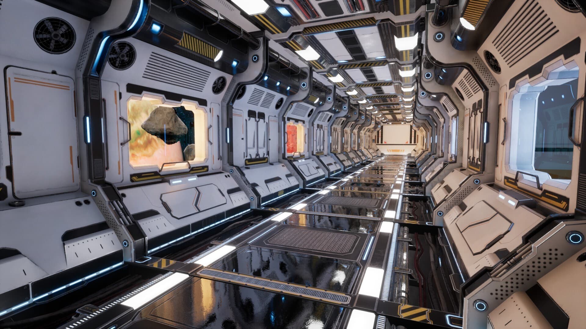 Modular Interior Scifi Environment