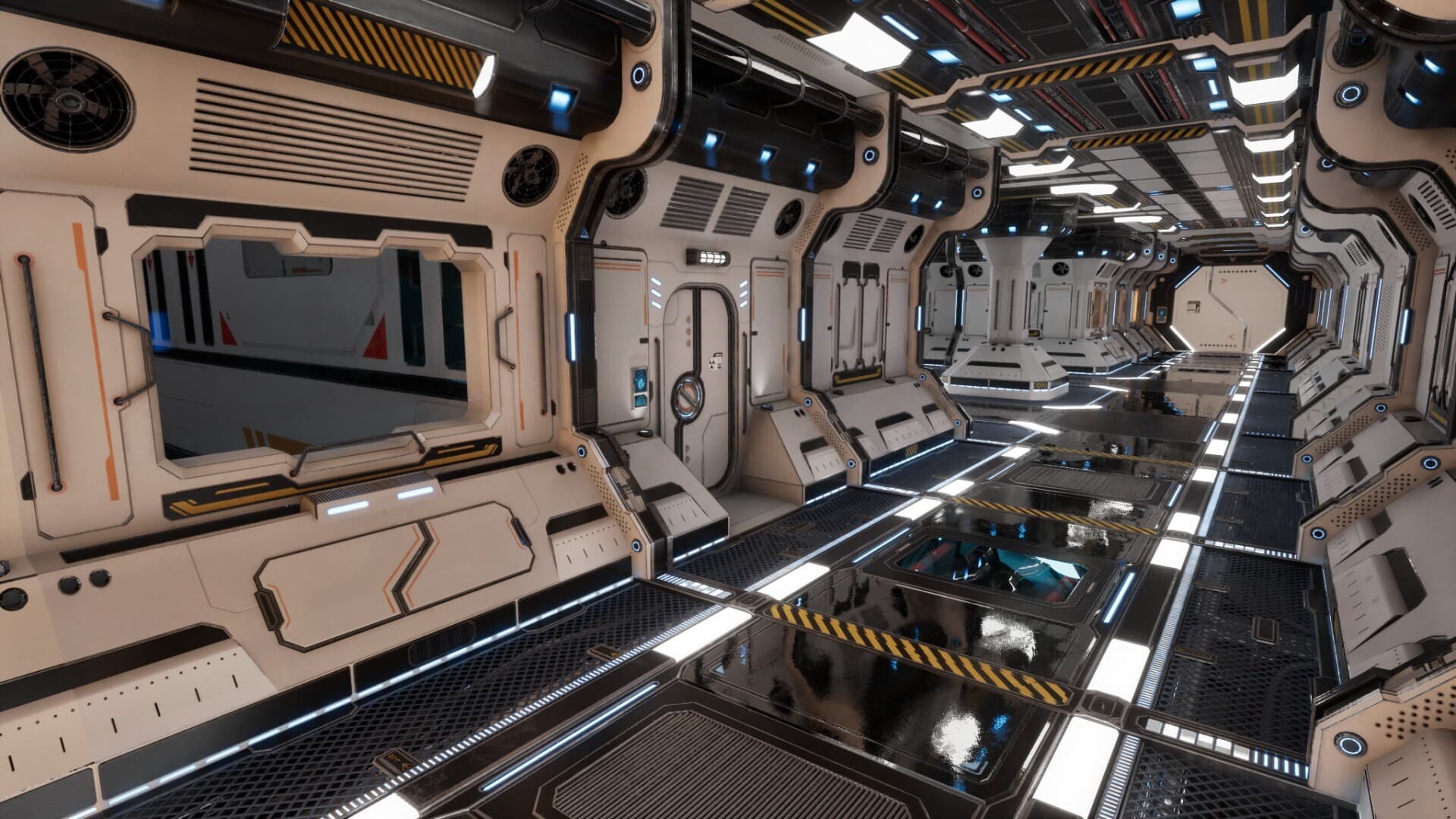 Modular Interior Scifi Environment