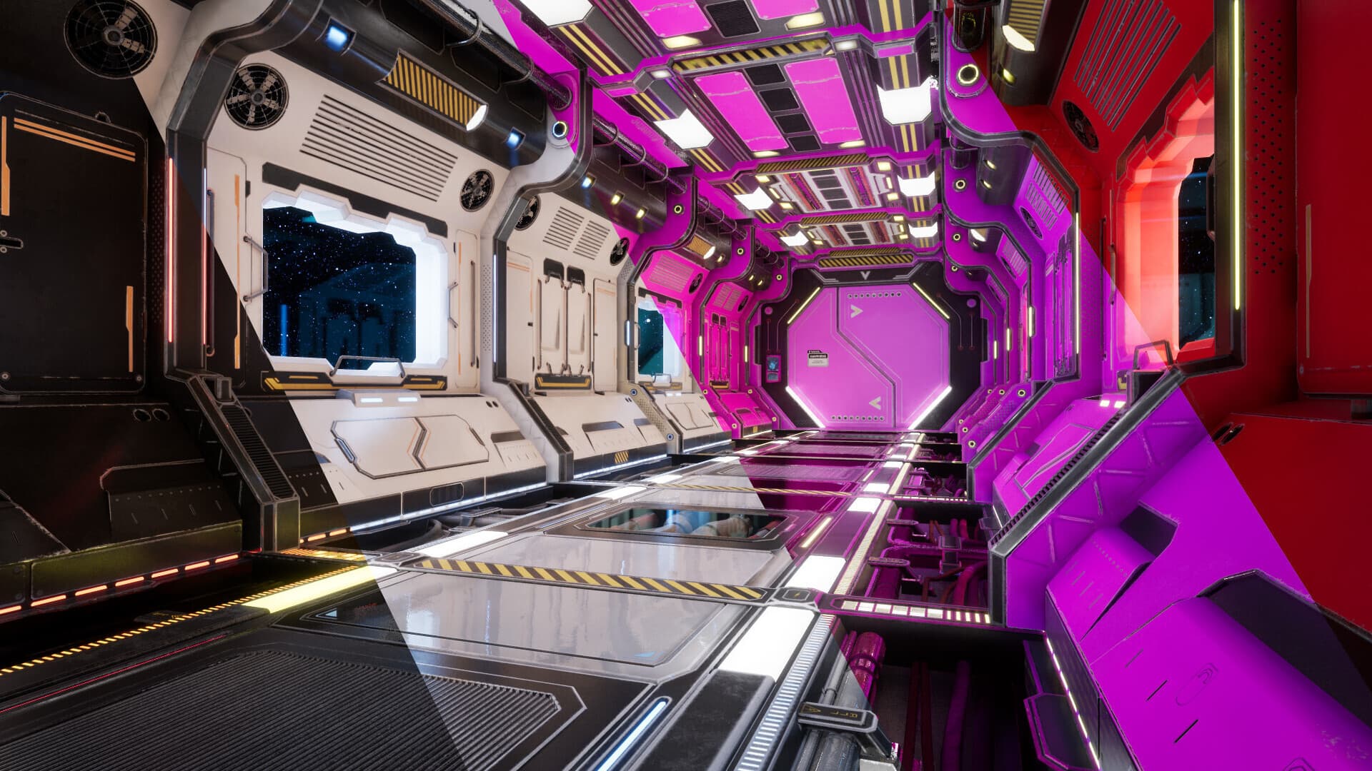 Modular Interior Scifi Environment