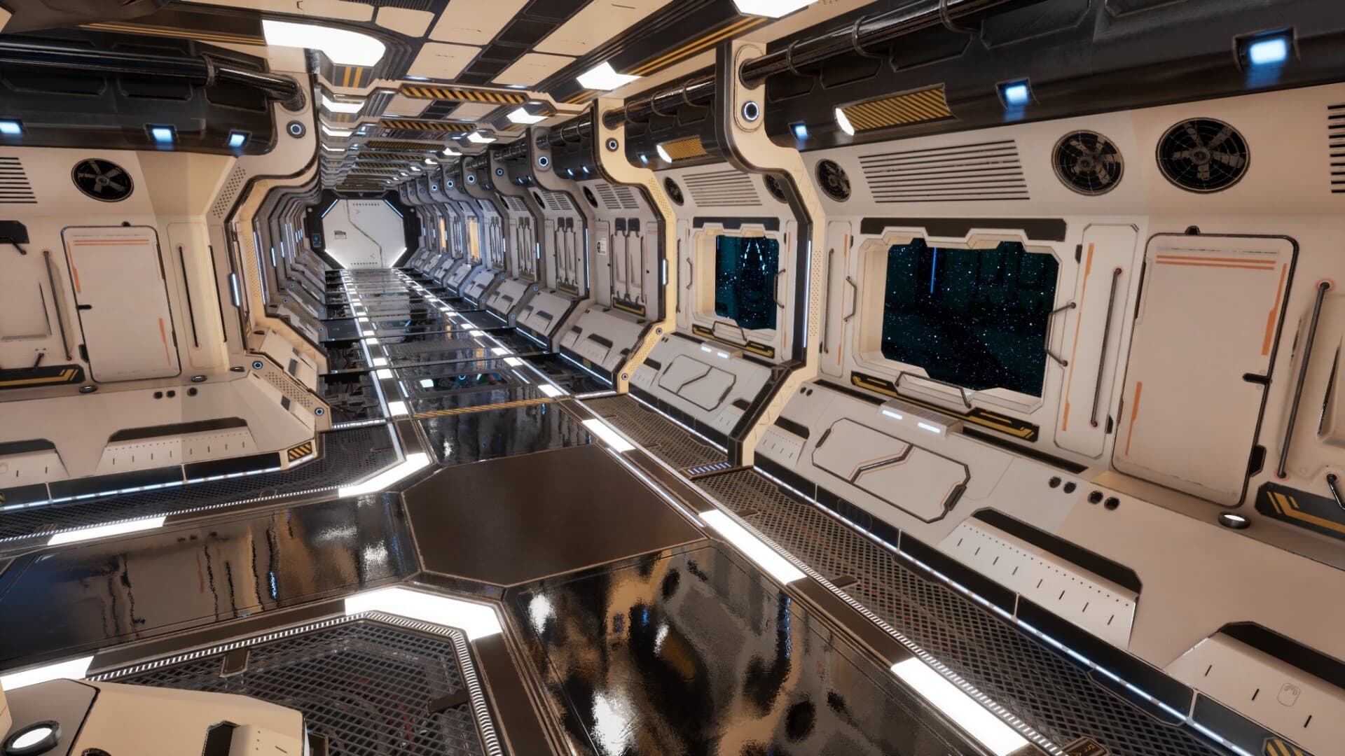 Modular Interior Scifi Environment