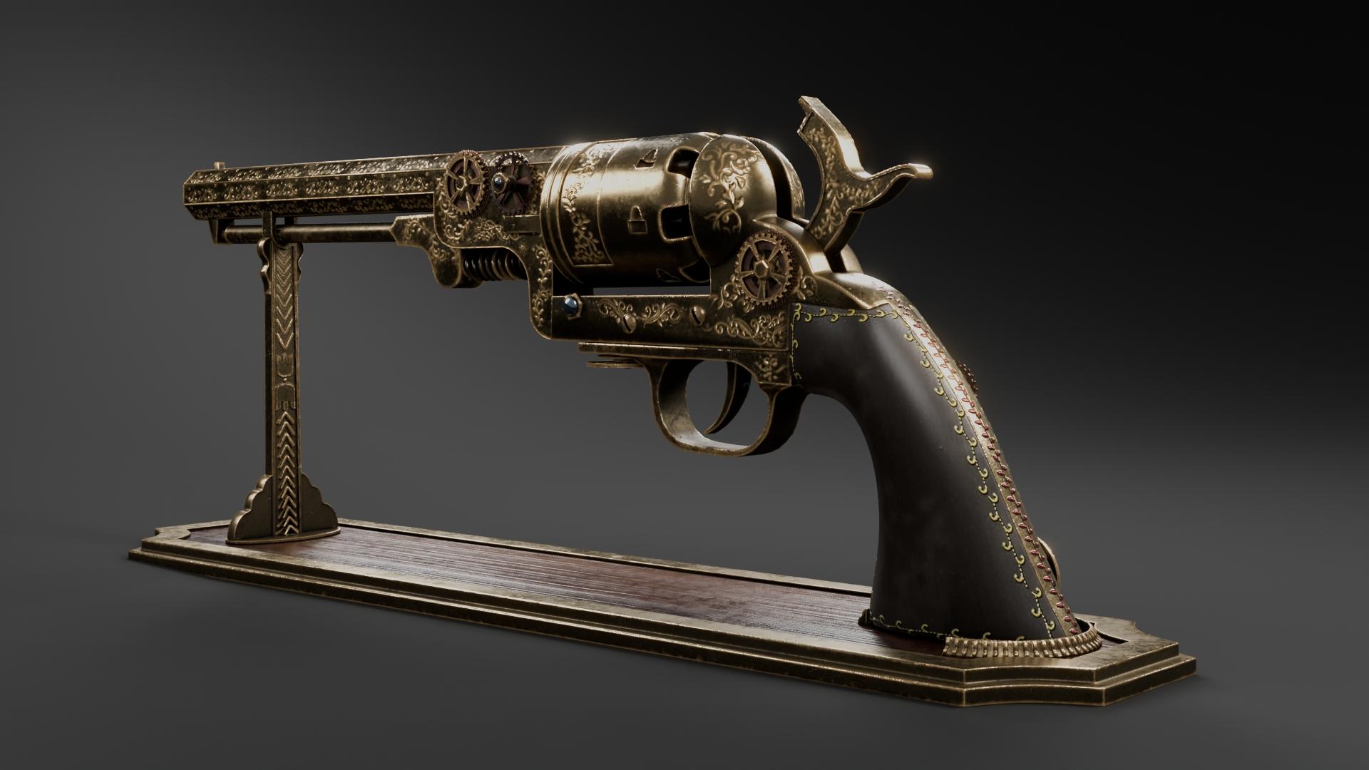 Steampunk 1851 Colt Navy