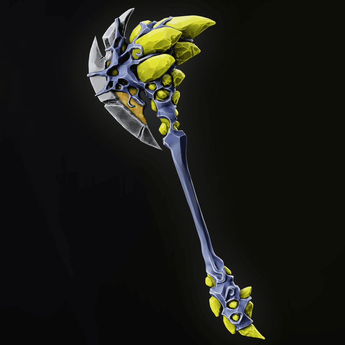 Rock Axe Stylized Weapon