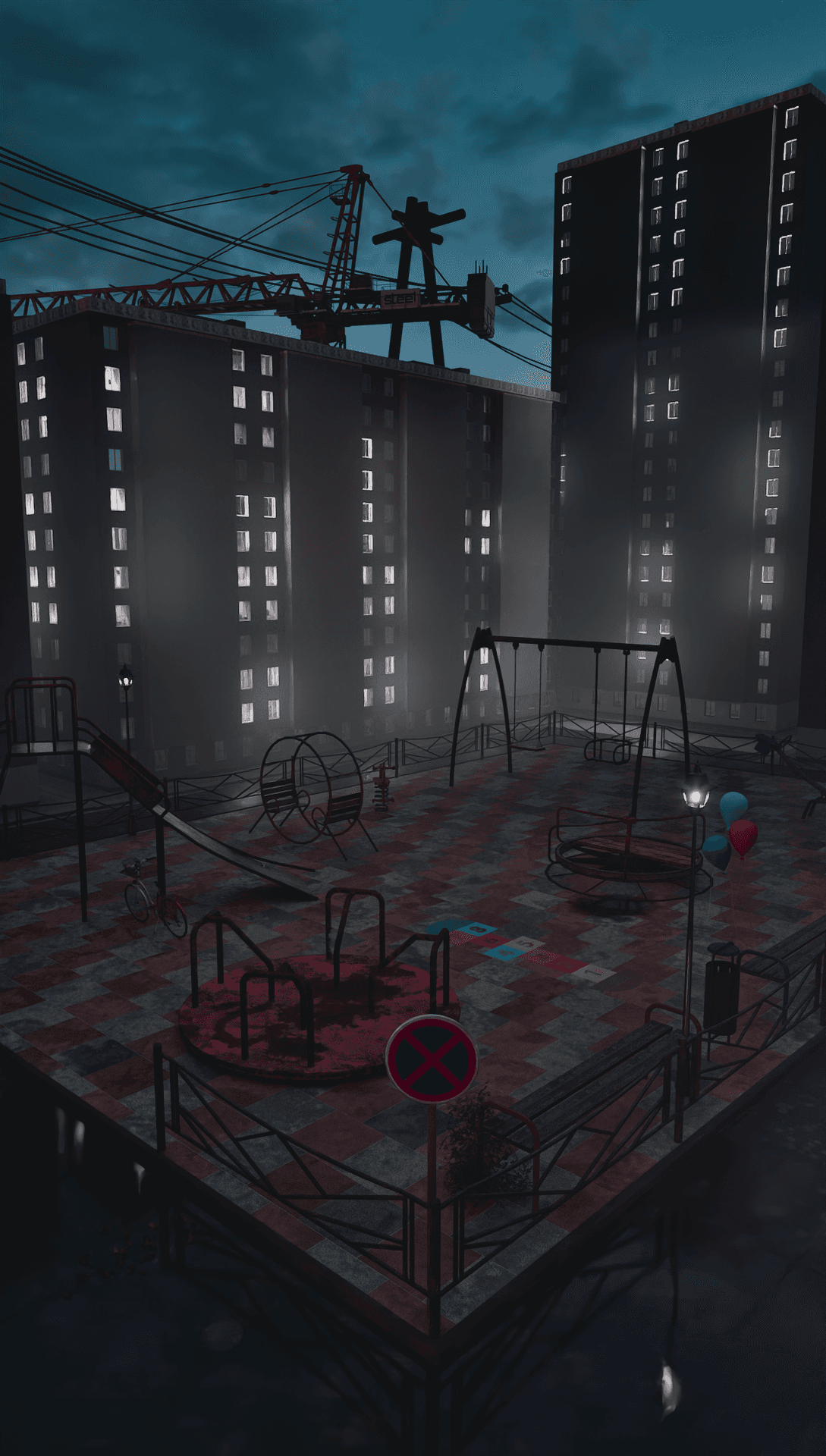 Lost Laughter: The Deserted Playground