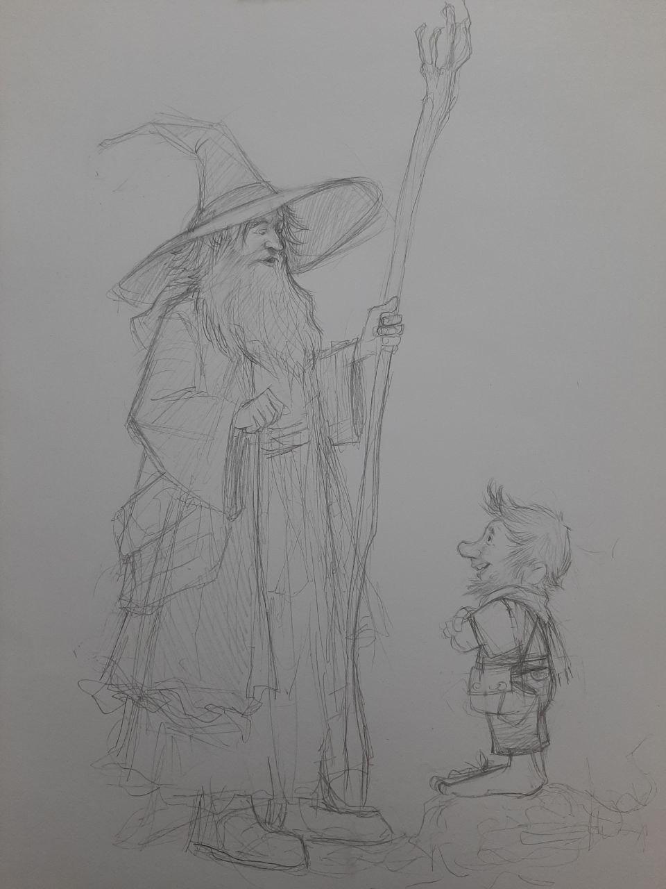 Gandalf and Hobbit