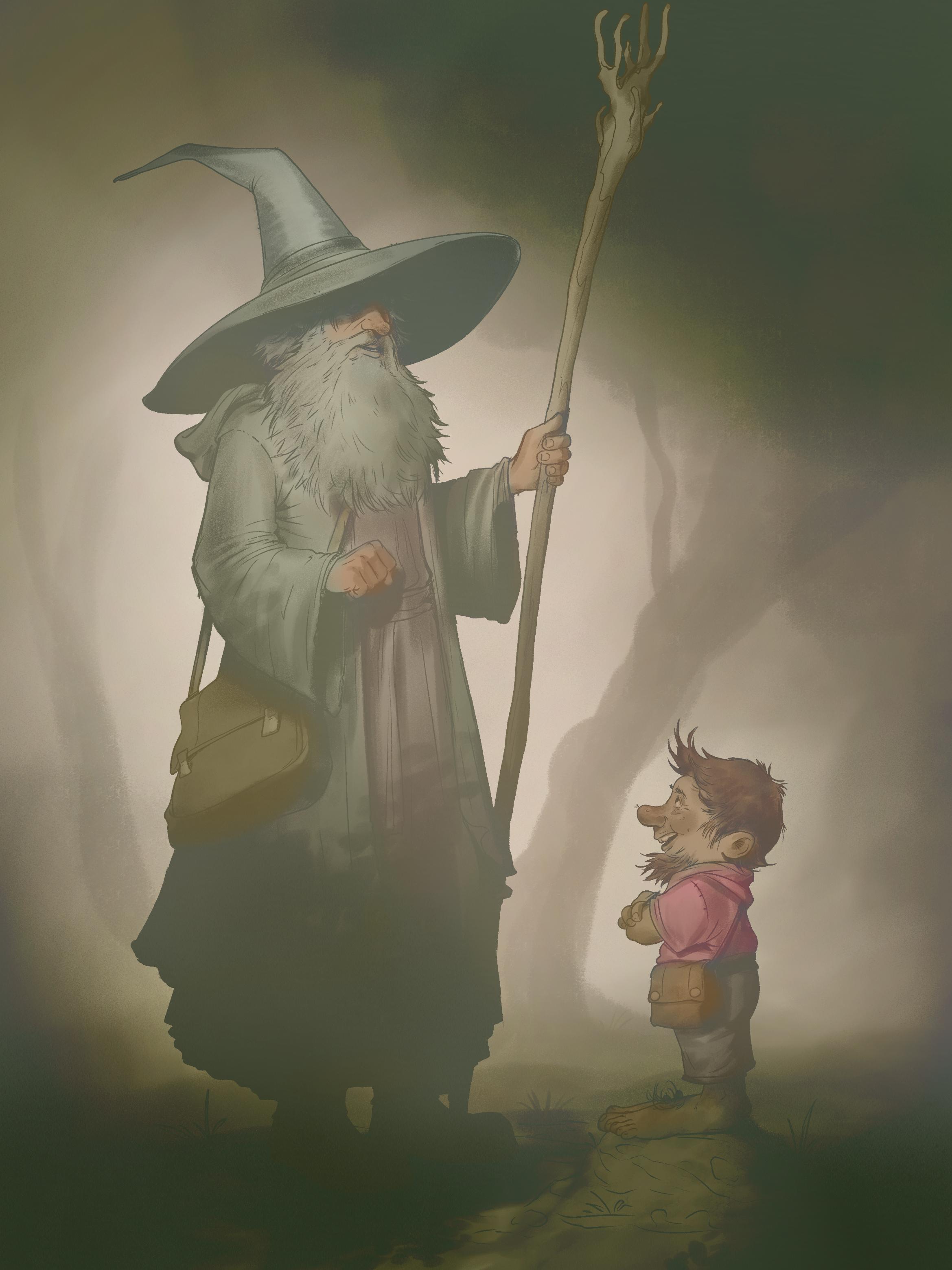 Gandalf and Hobbit