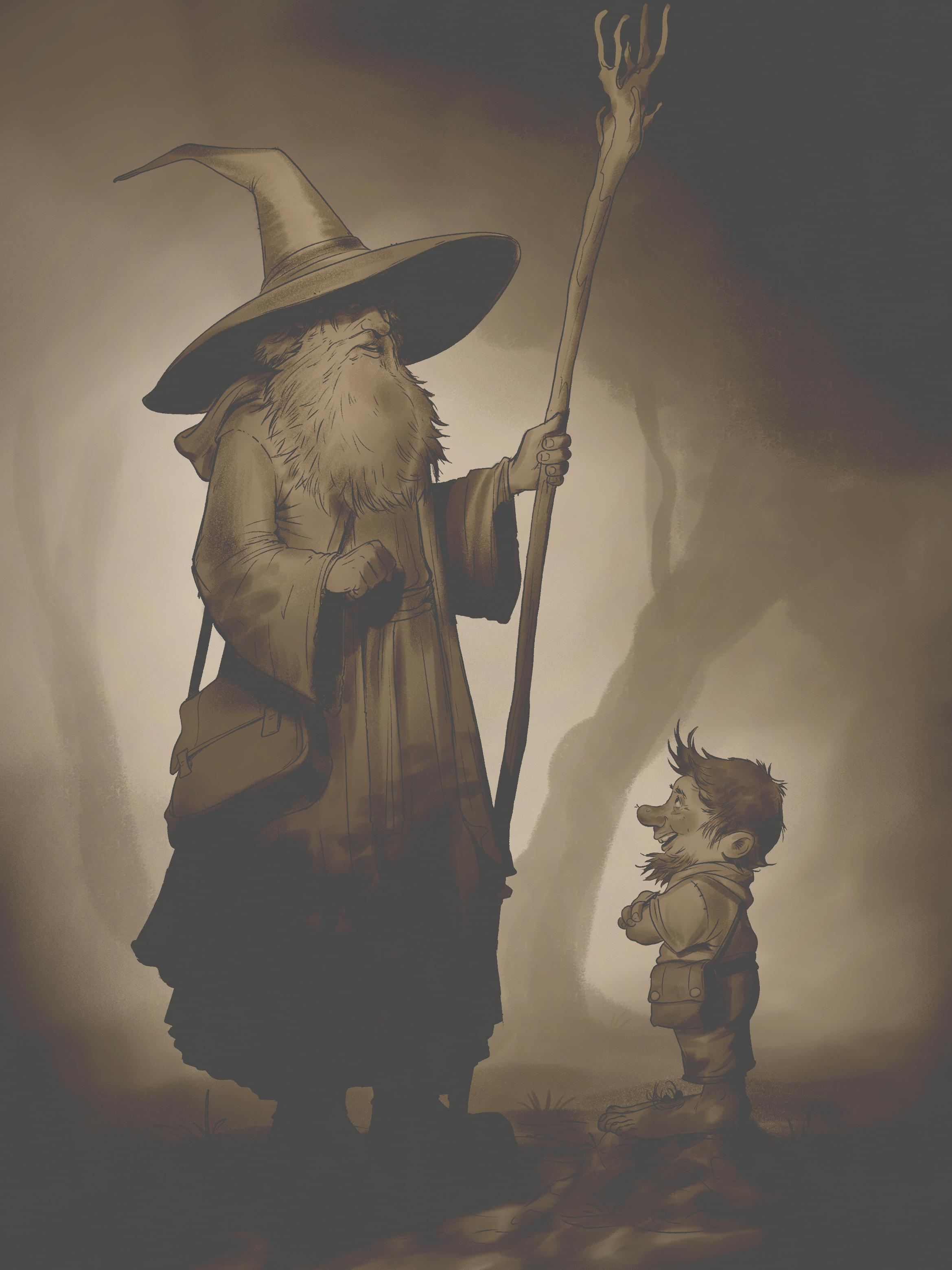 Gandalf and Hobbit