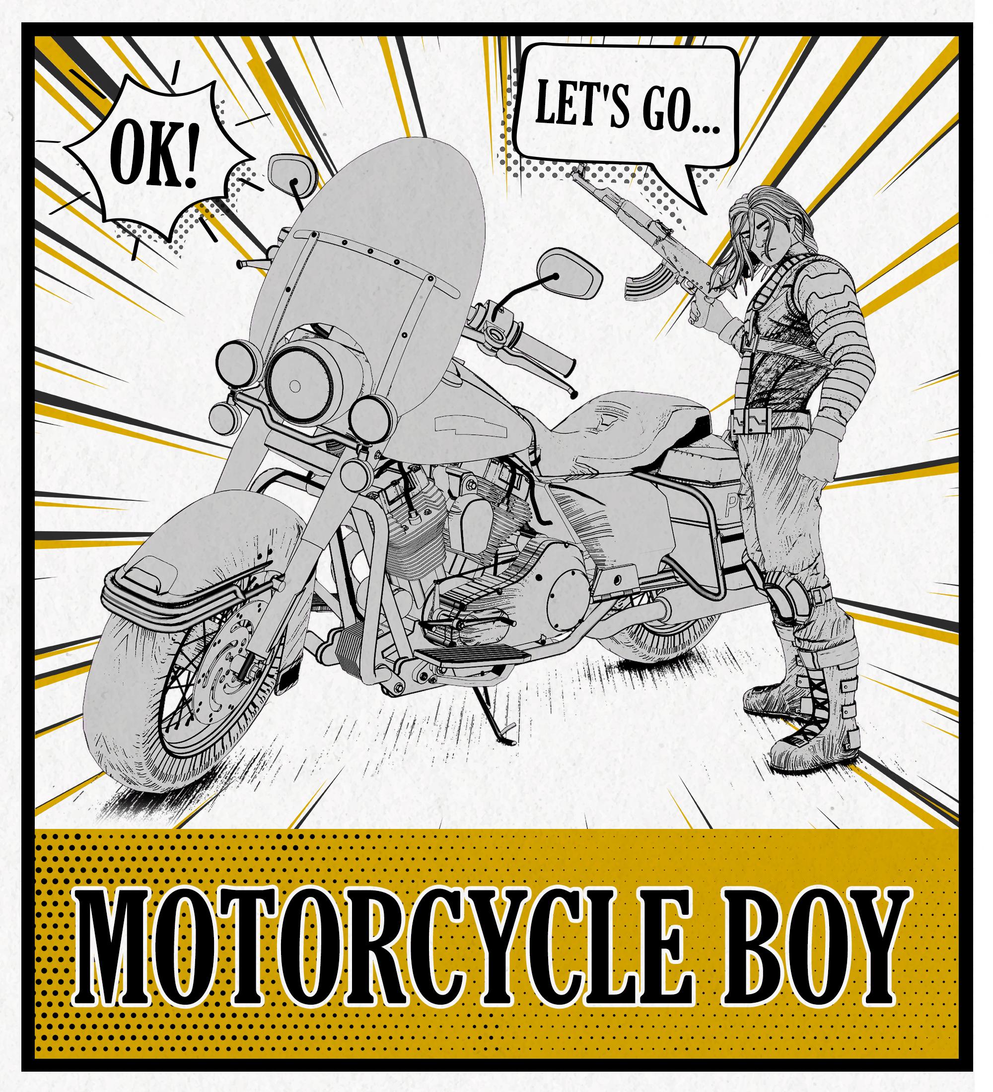 motorcycle boy