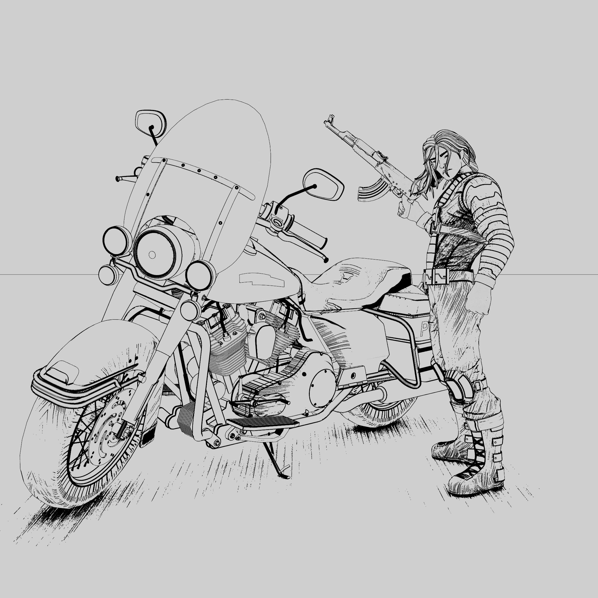 motorcycle boy