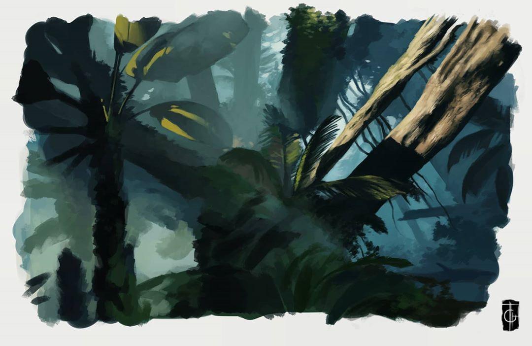 Screenshot study - drawing process.