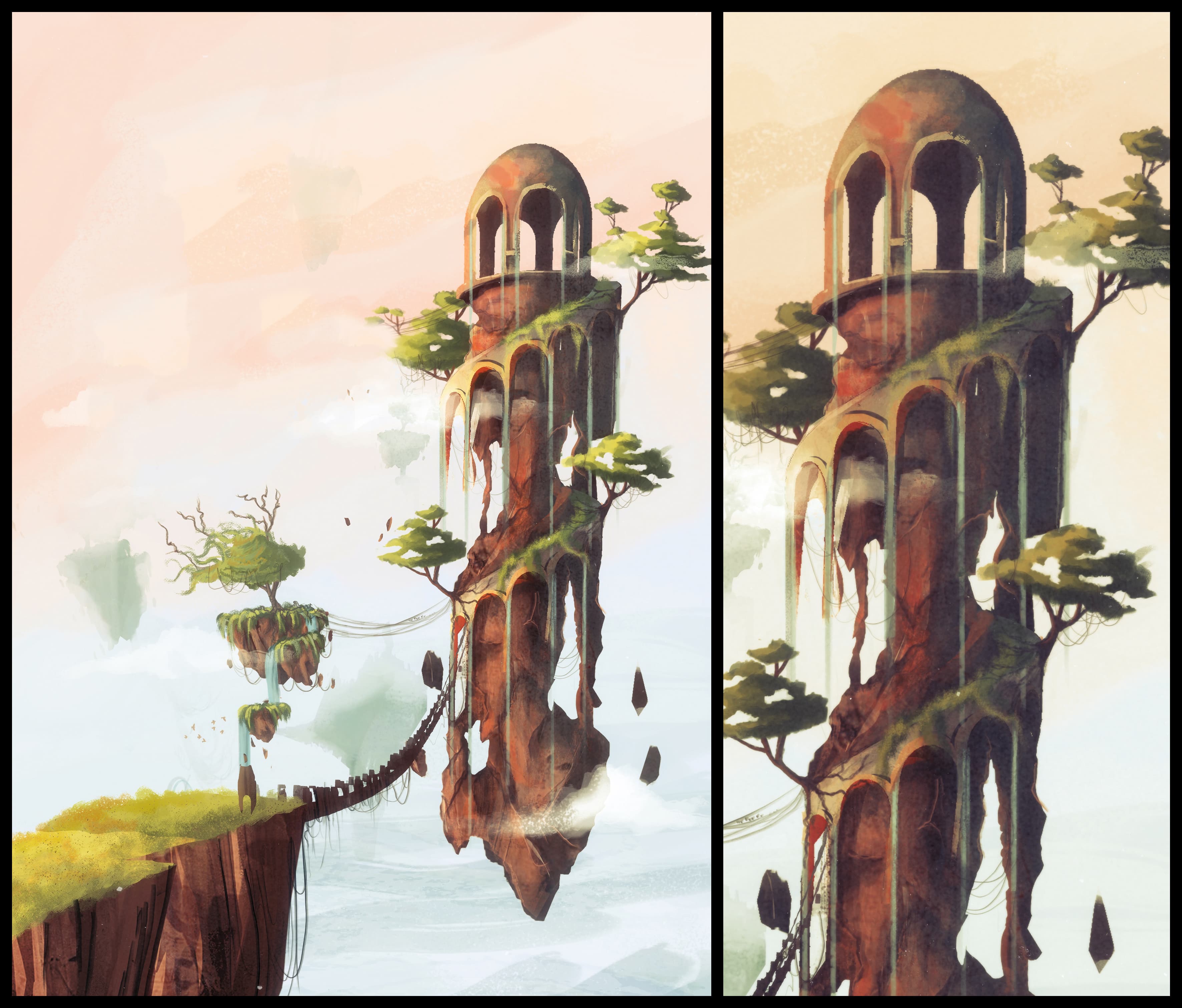 Suspended city