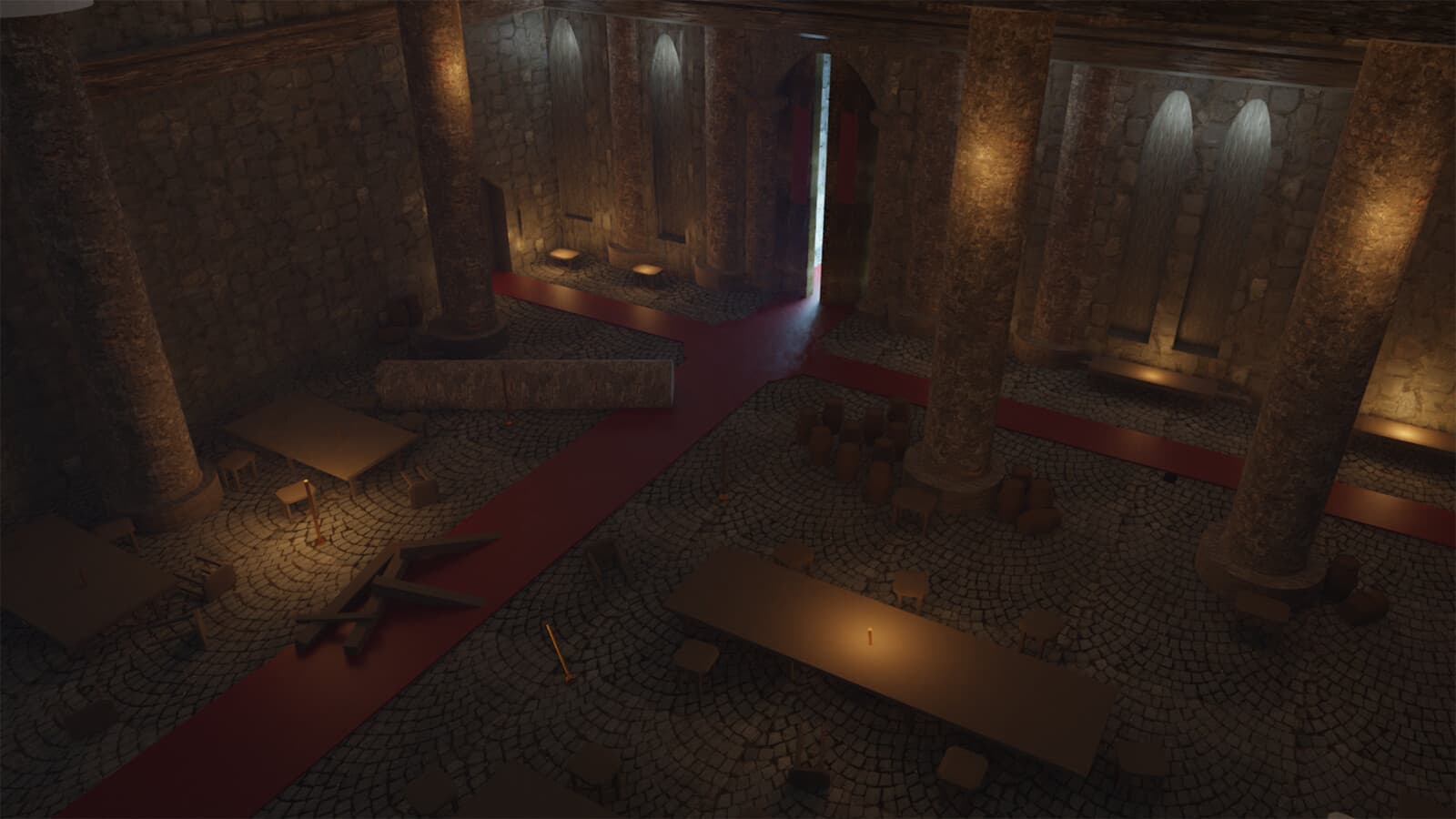 castle ruins concept art