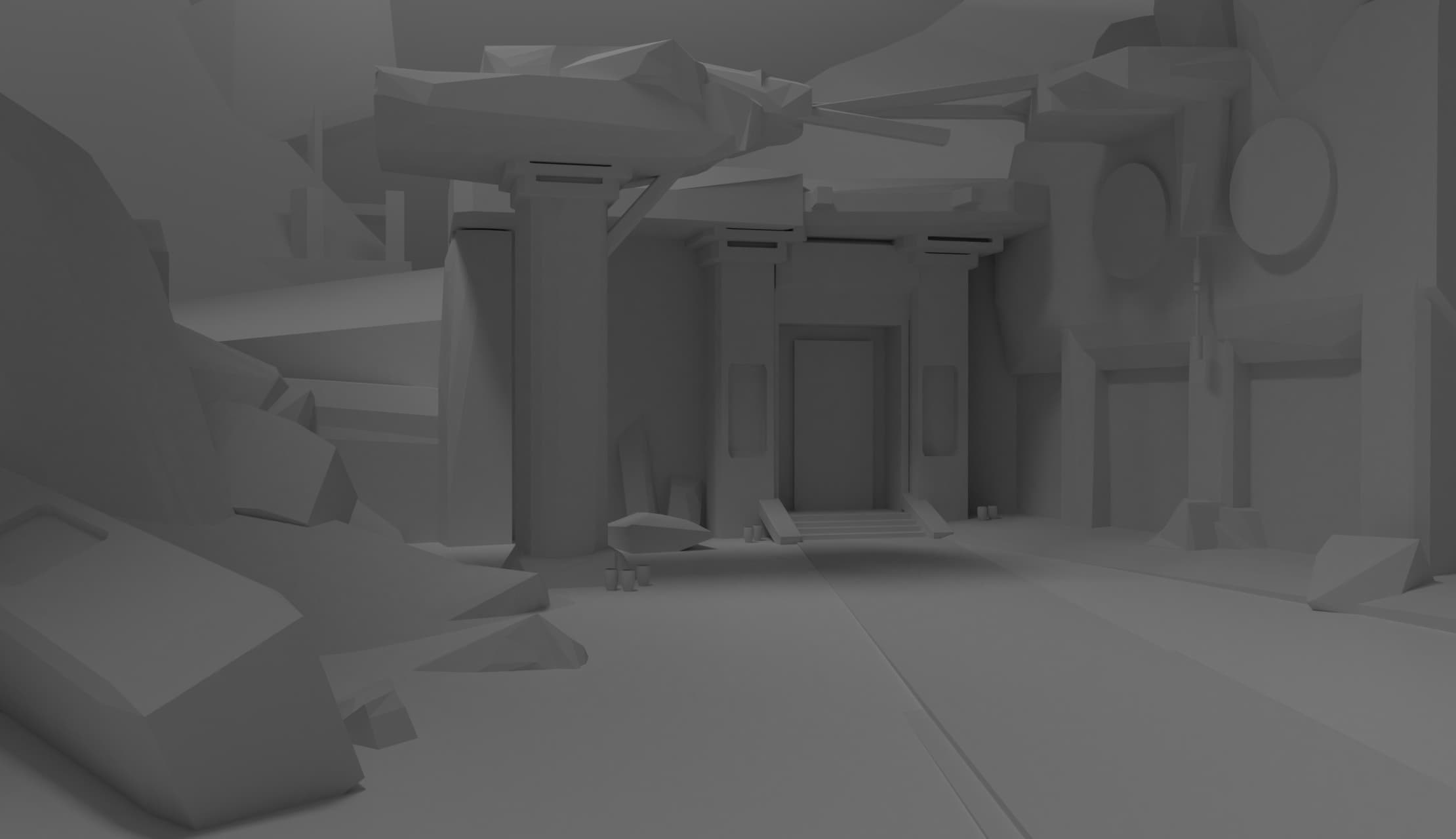 god of war environment concept art