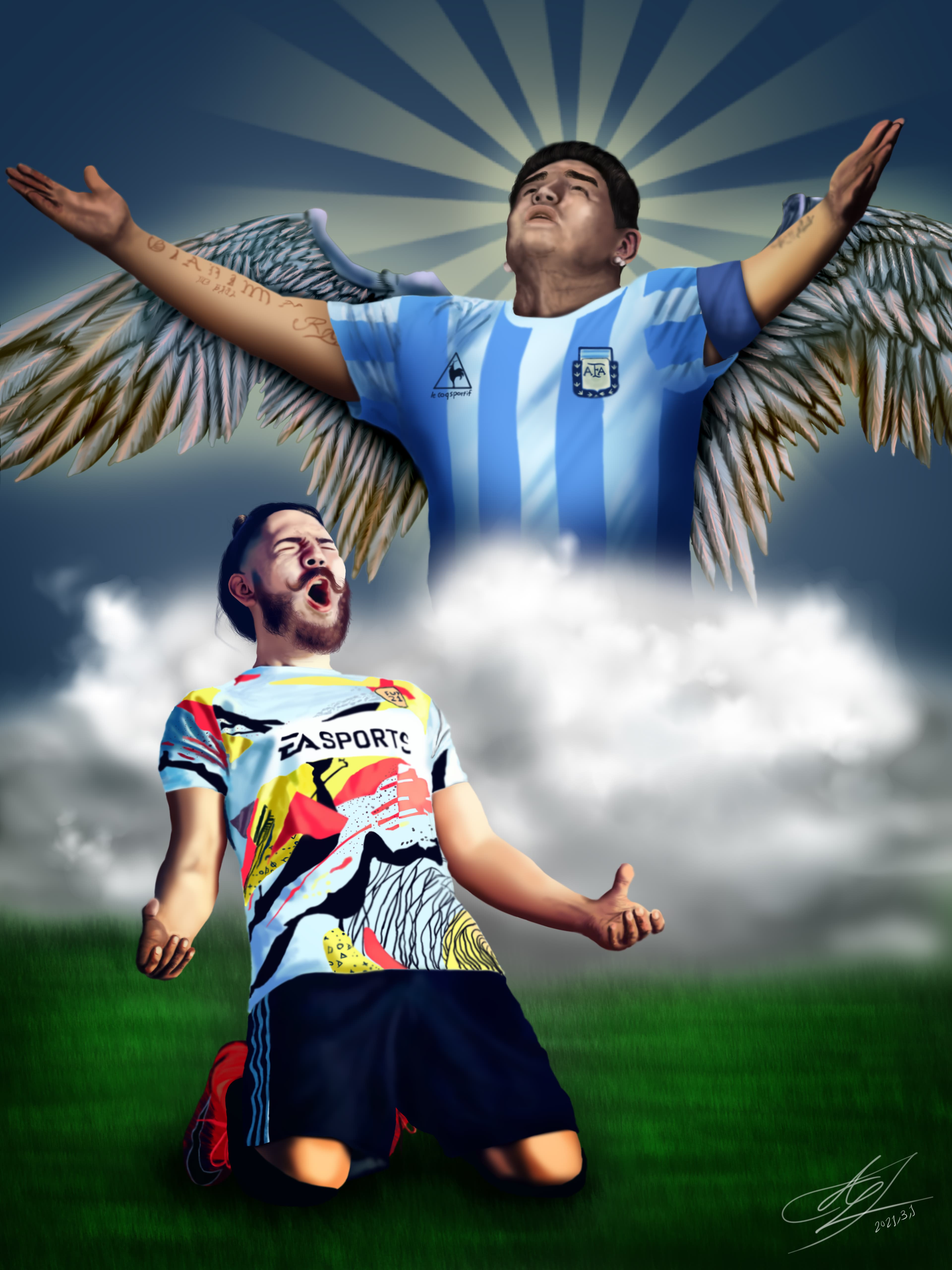 the hand of god