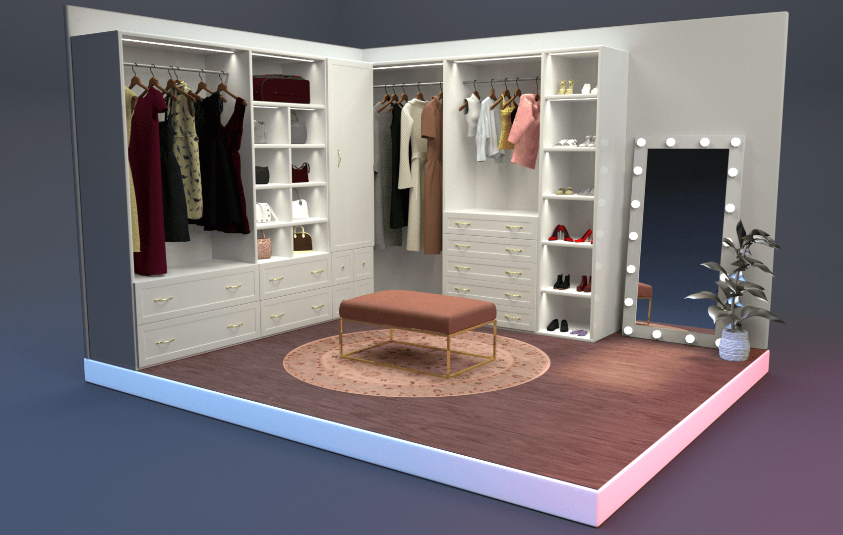 dresses room