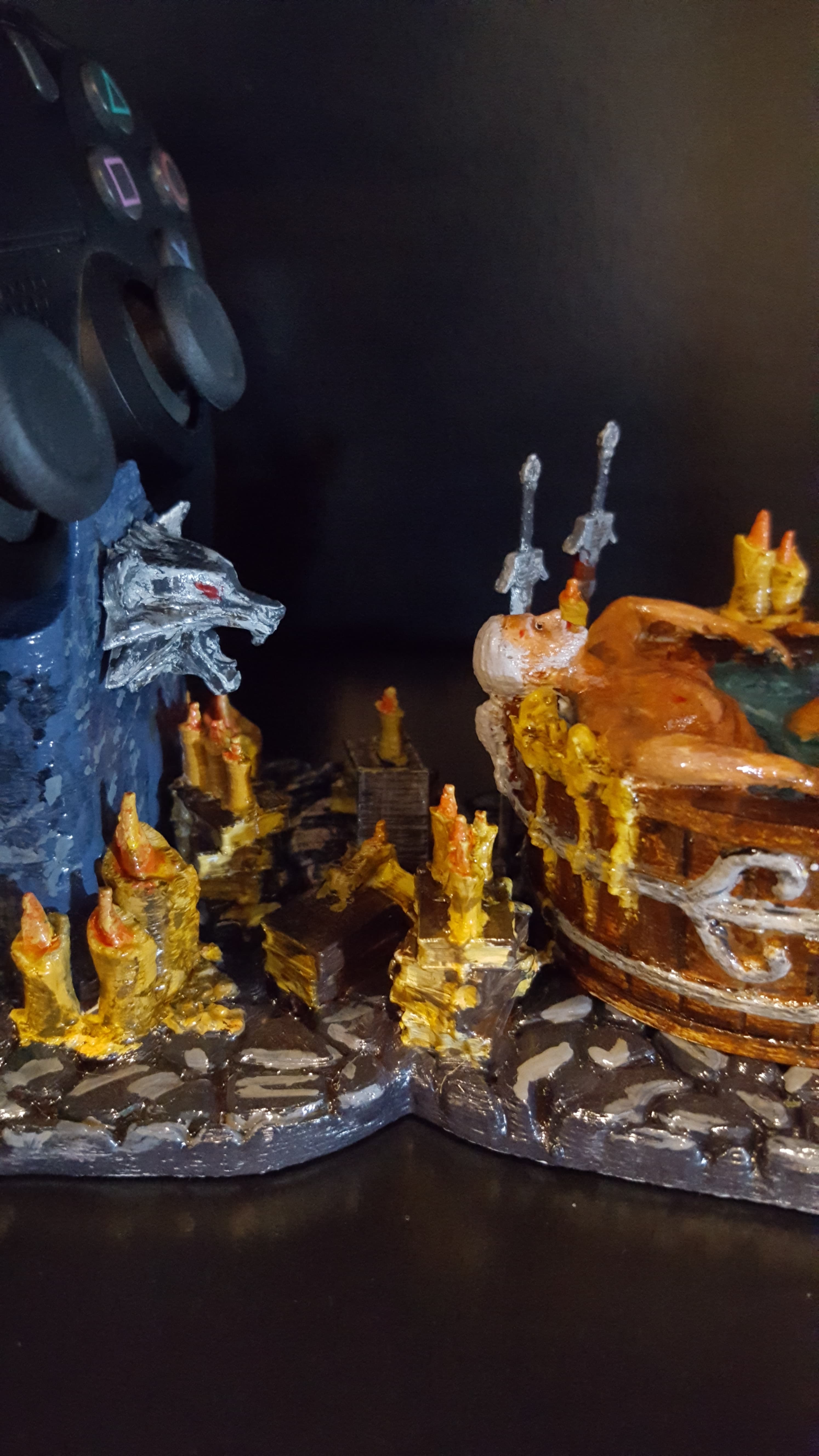 Witcher's PS4 controller stand for 3D Printing