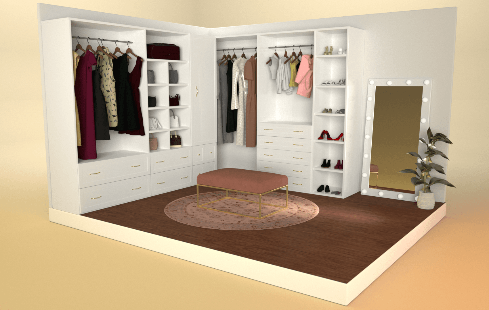 dresses room