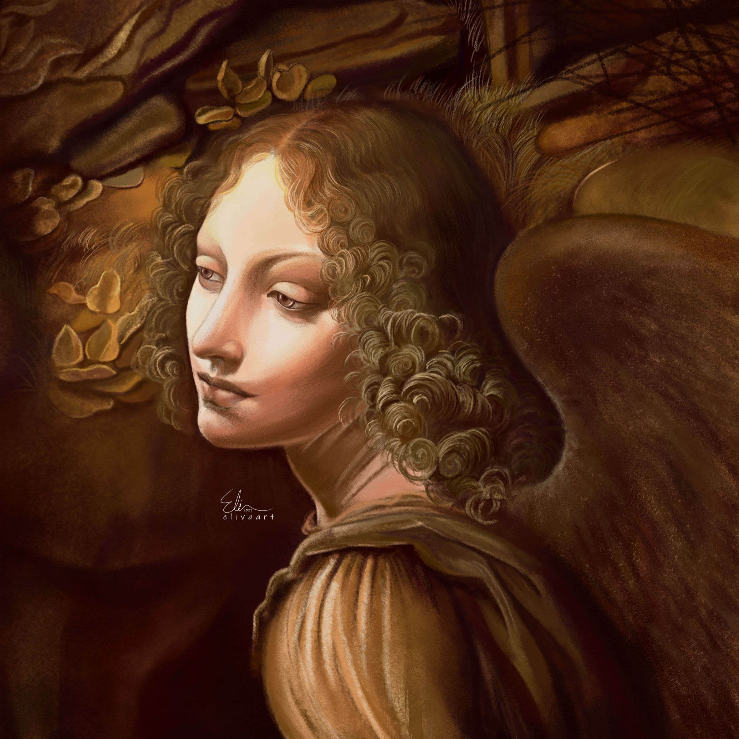 The Angel(Leonardo Da Vinci)