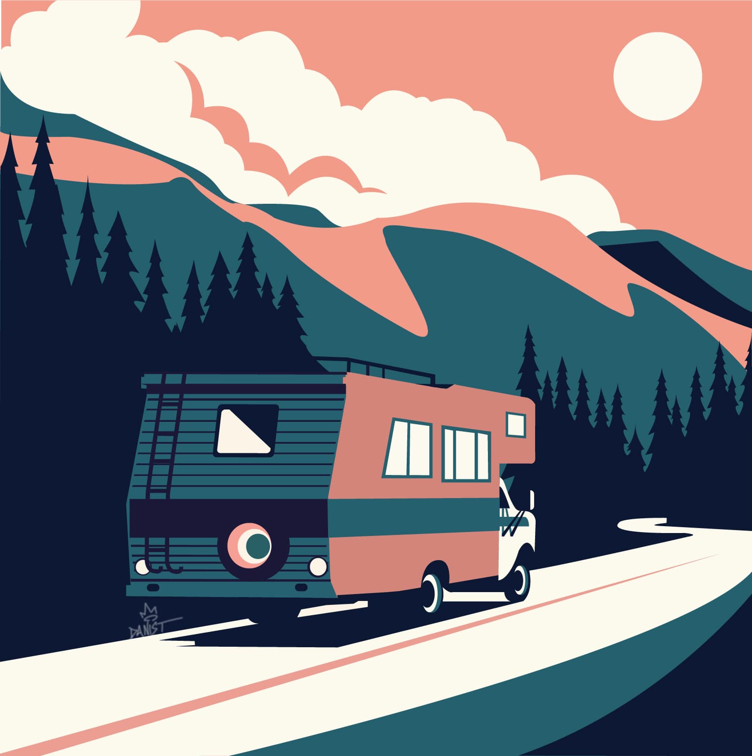 کمپر و من و جاده