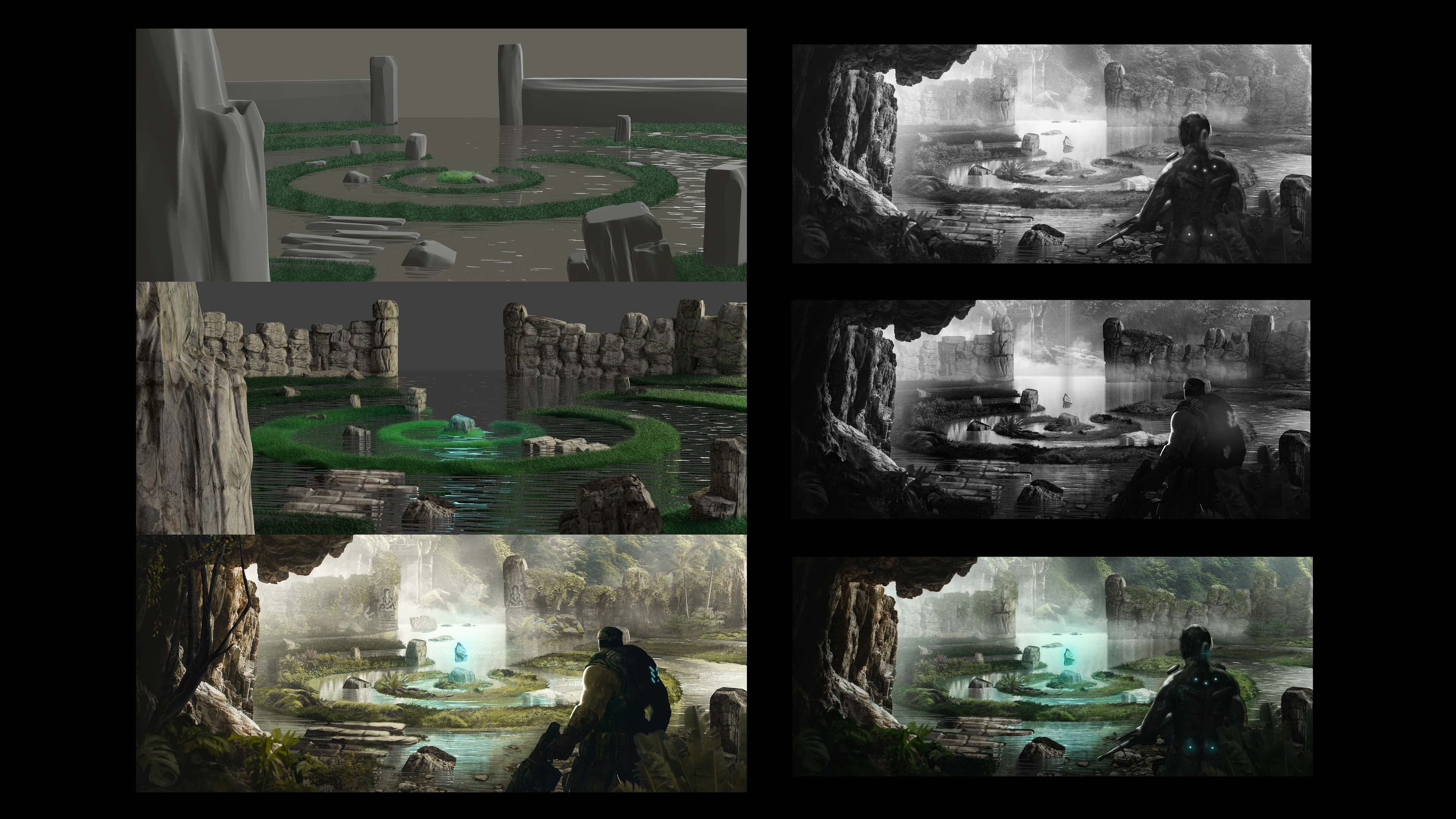 Crystal Lake ( Gears of War fan art)