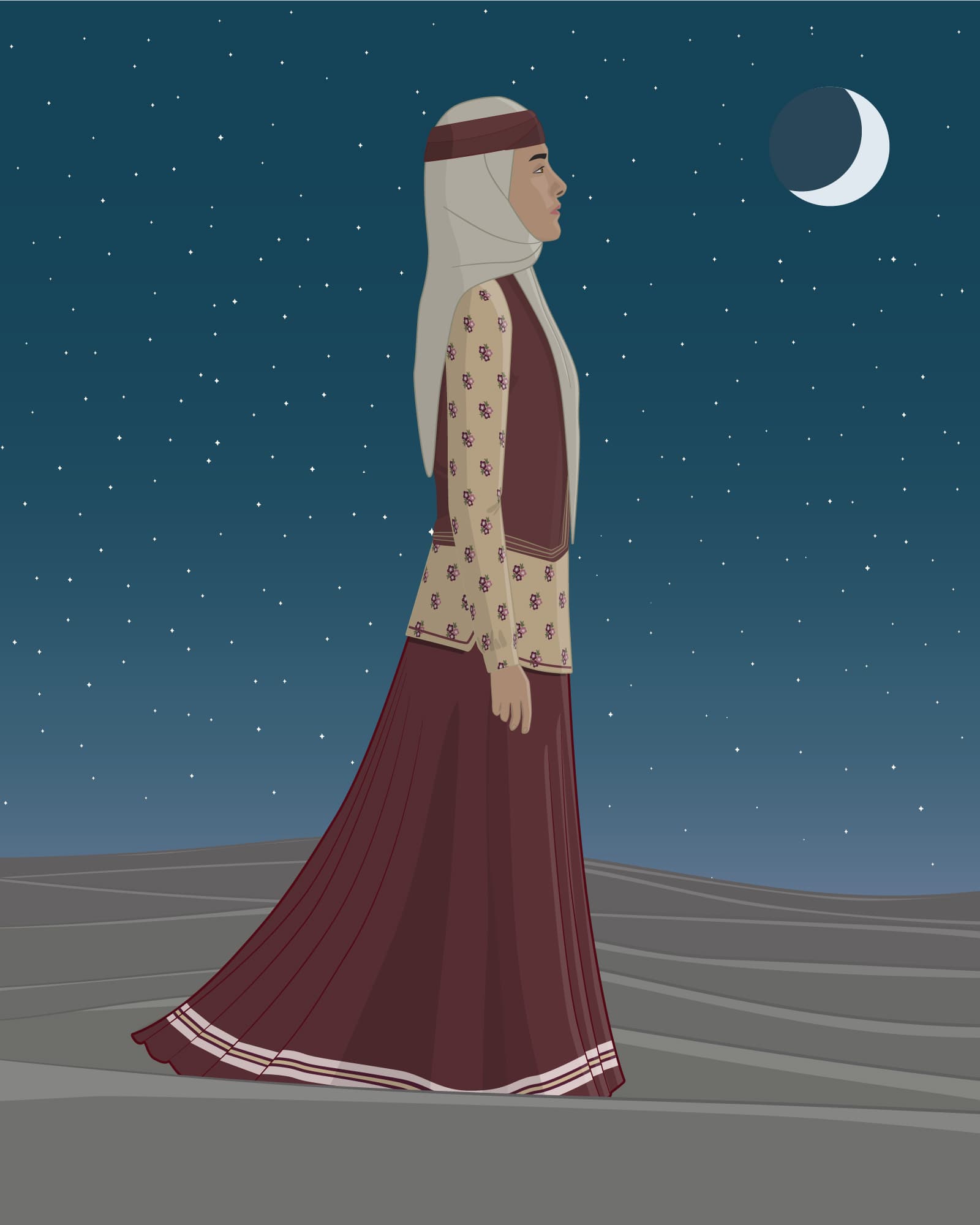 ایستاده در کویر