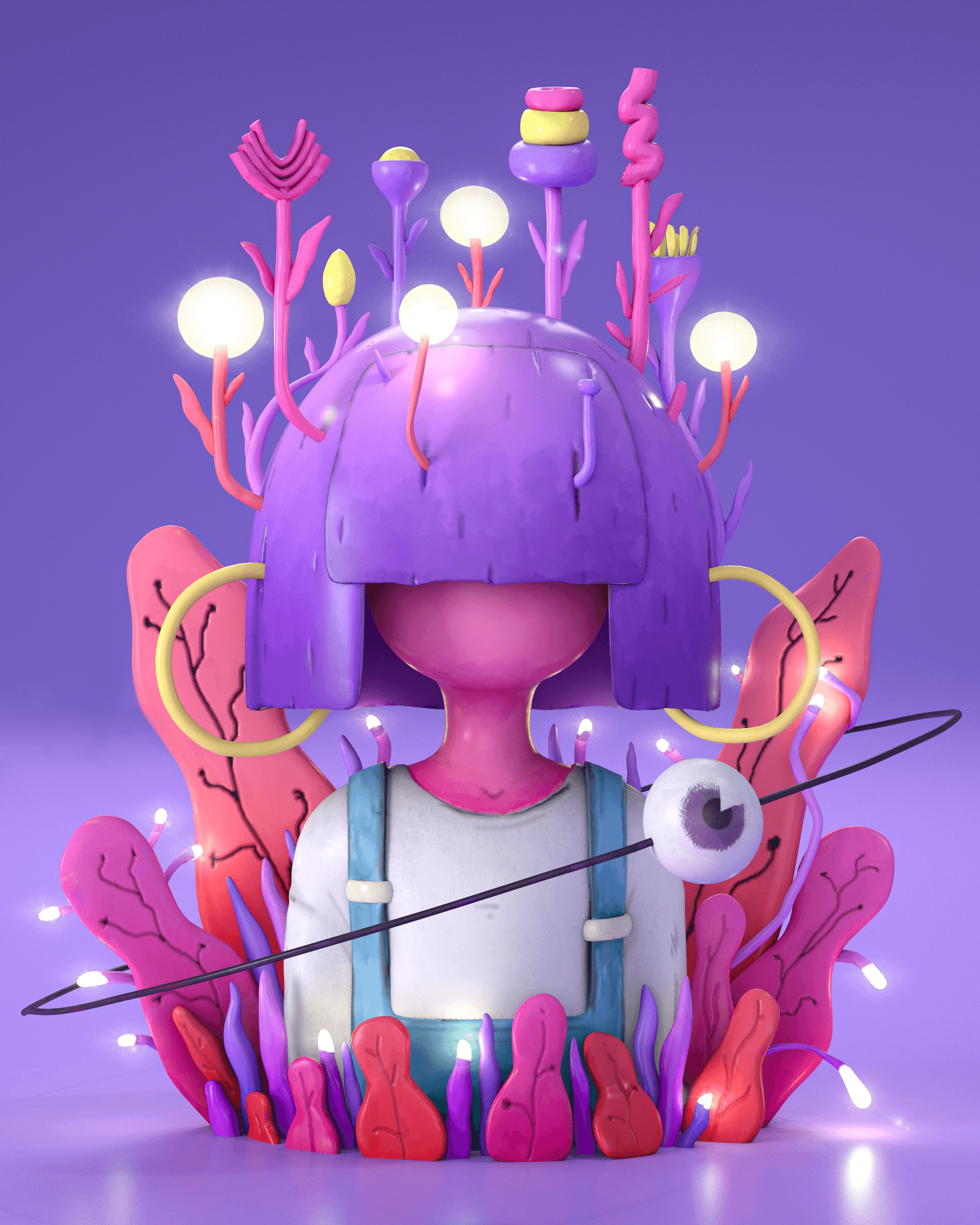 Purple girl