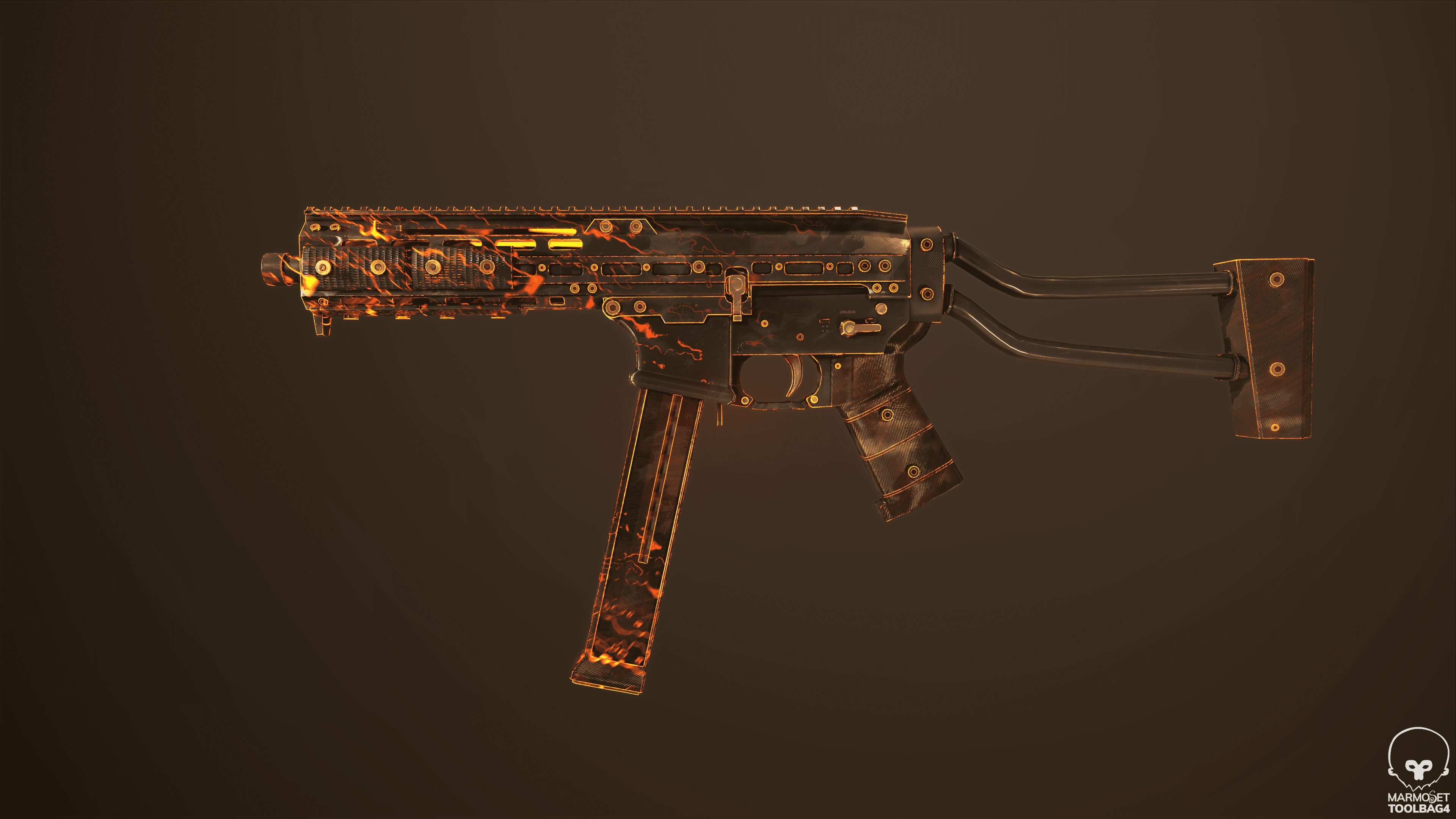 LWRC SMG 45 Custom Skin Example 2