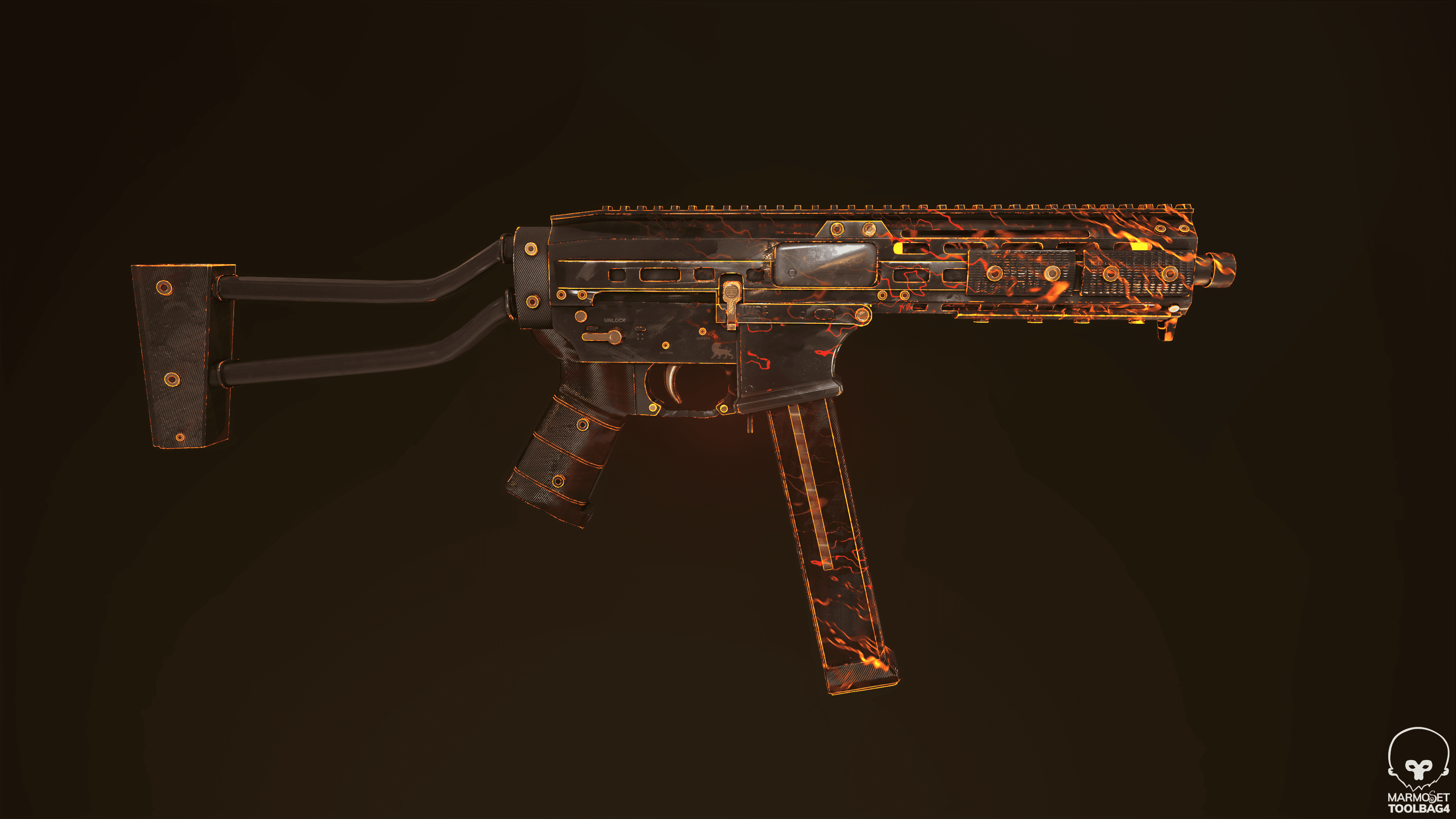 LWRC SMG 45 Custom Skin Example 2