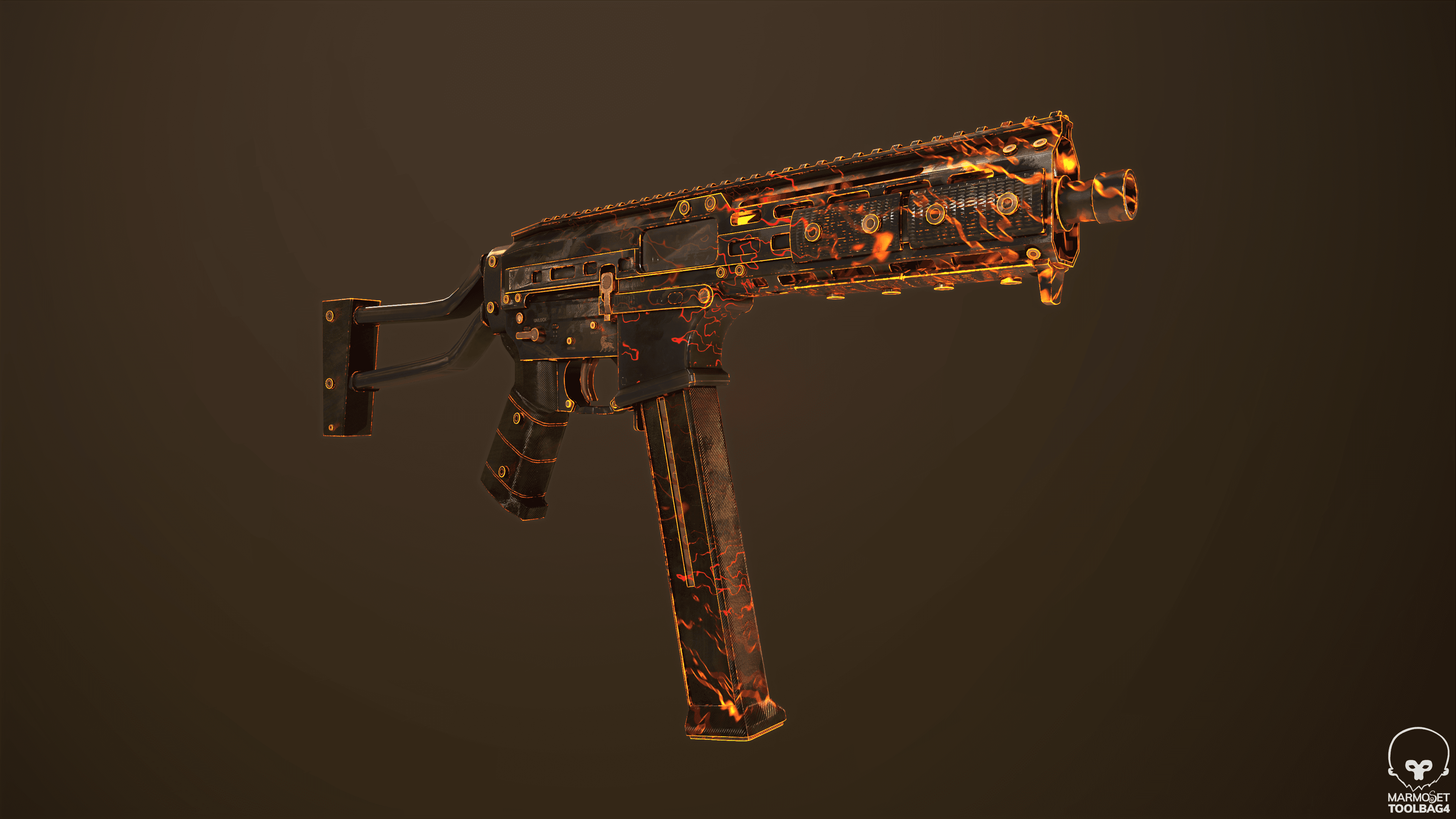 LWRC SMG 45 Custom Skin Example 2